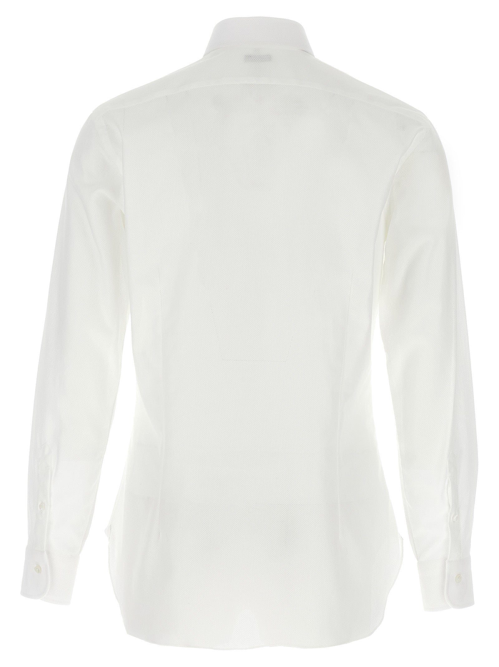 Barba Honeycomb Cotton Shirt