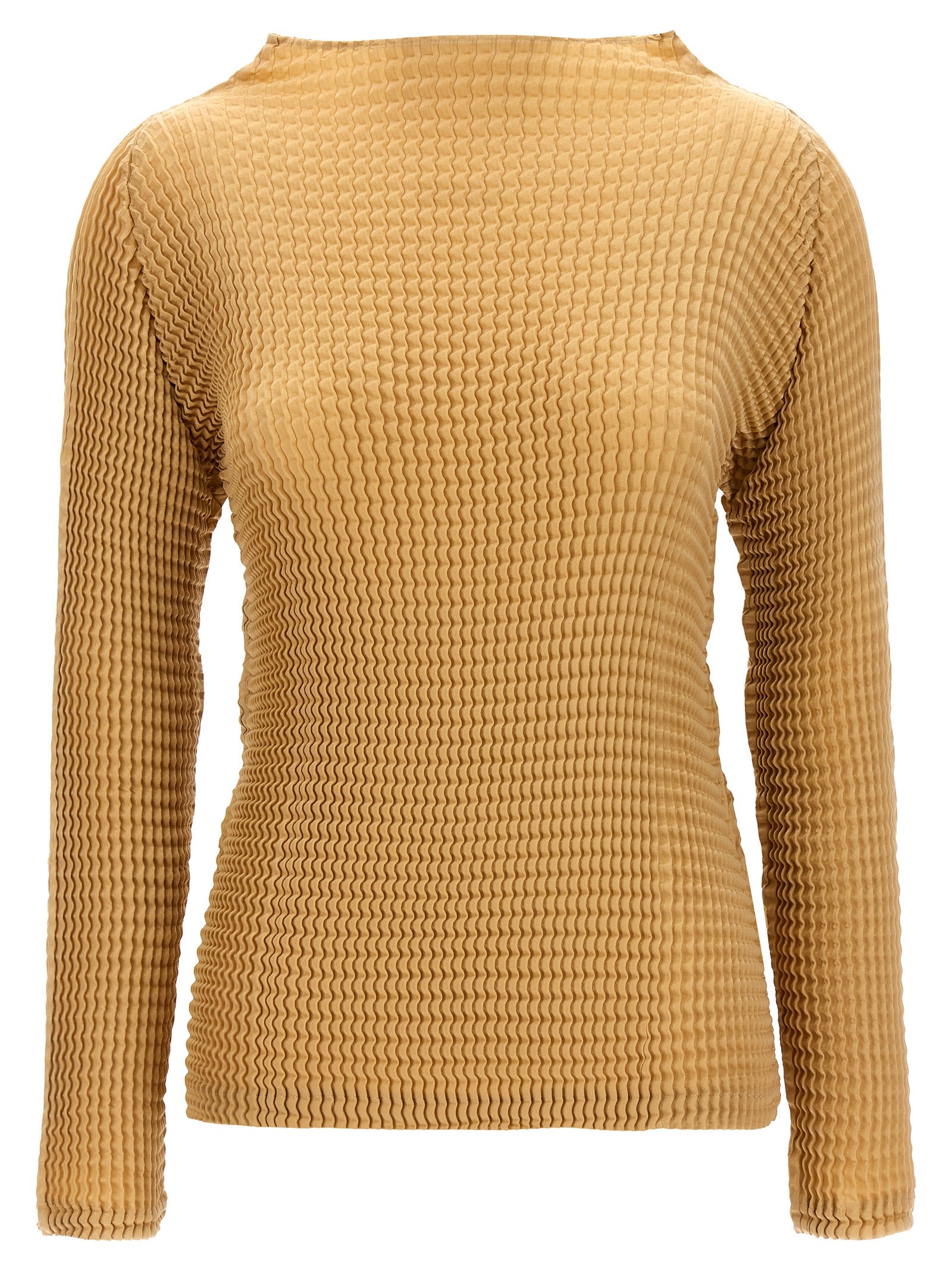 Issey Miyake 'Suede Like Pleats' Blouse