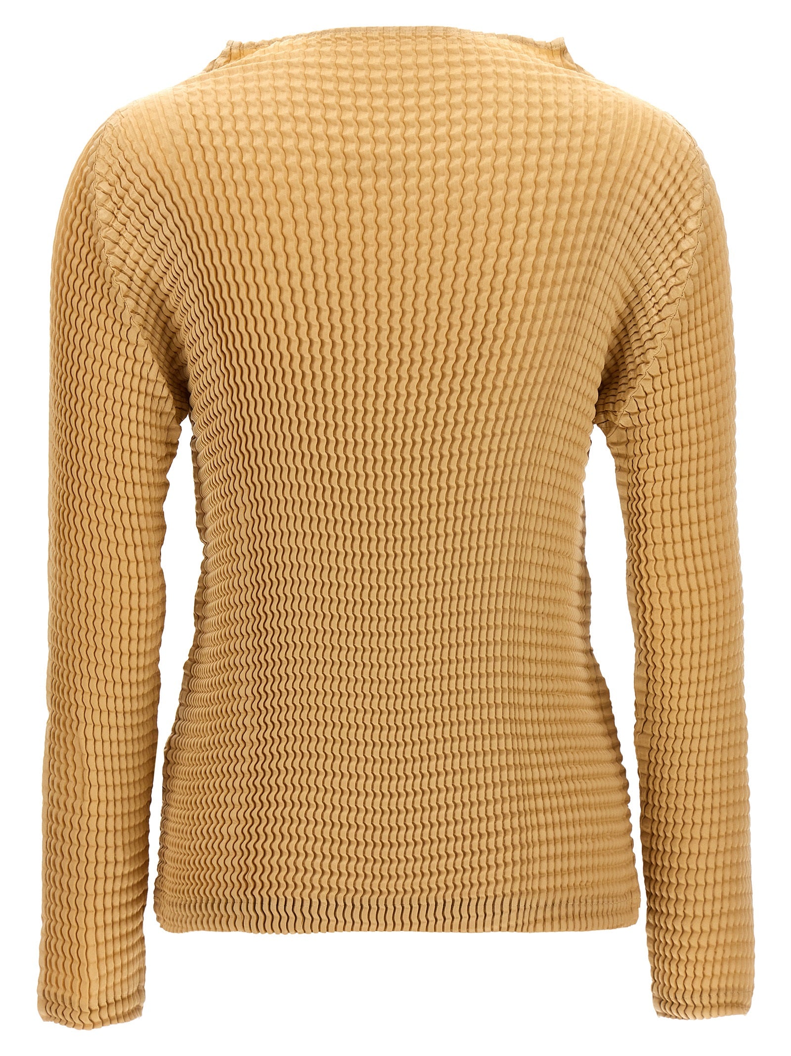 Issey Miyake 'Suede Like Pleats' Blouse