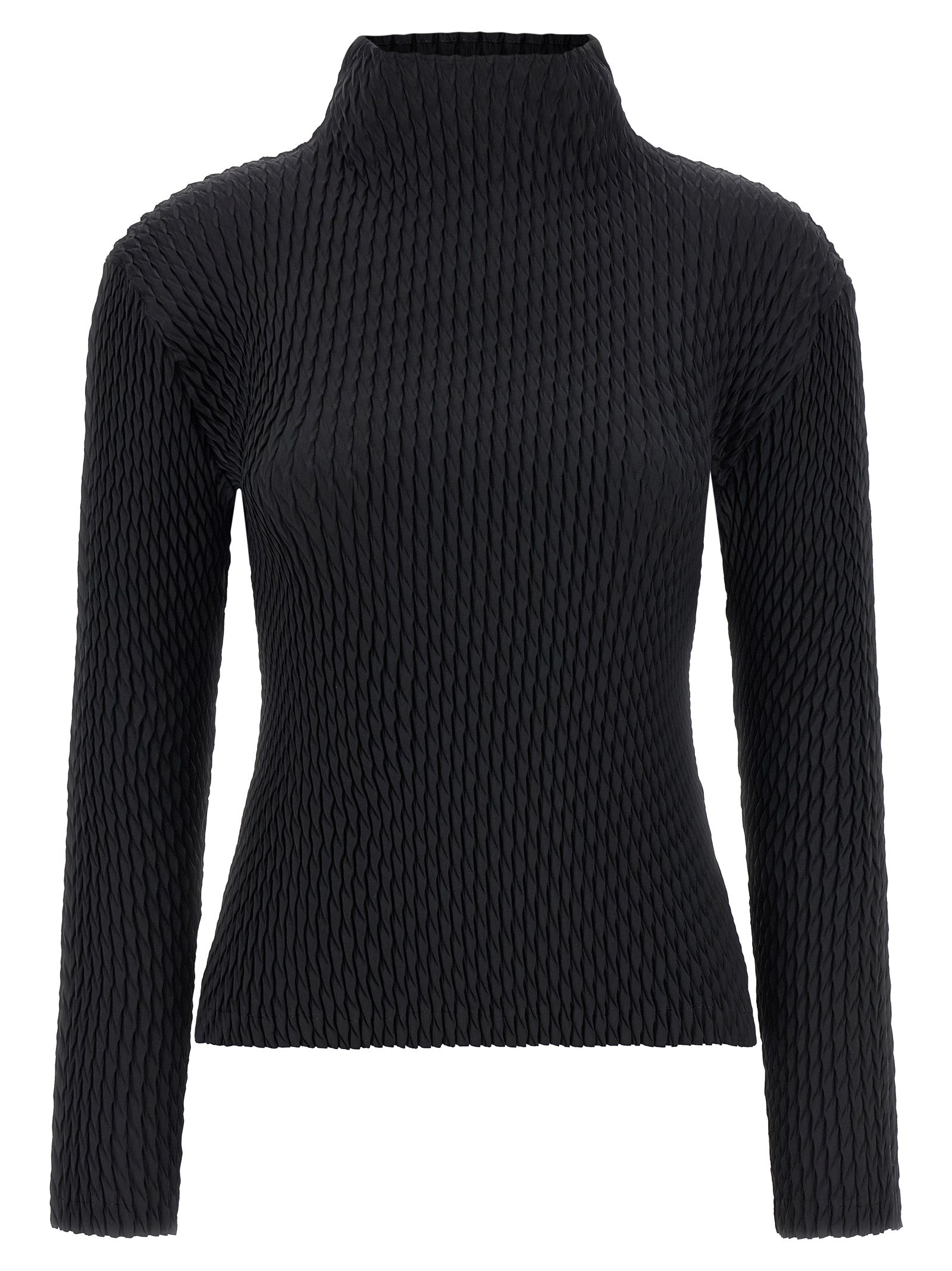 Issey Miyake 'Sleek Pleats' Sweater