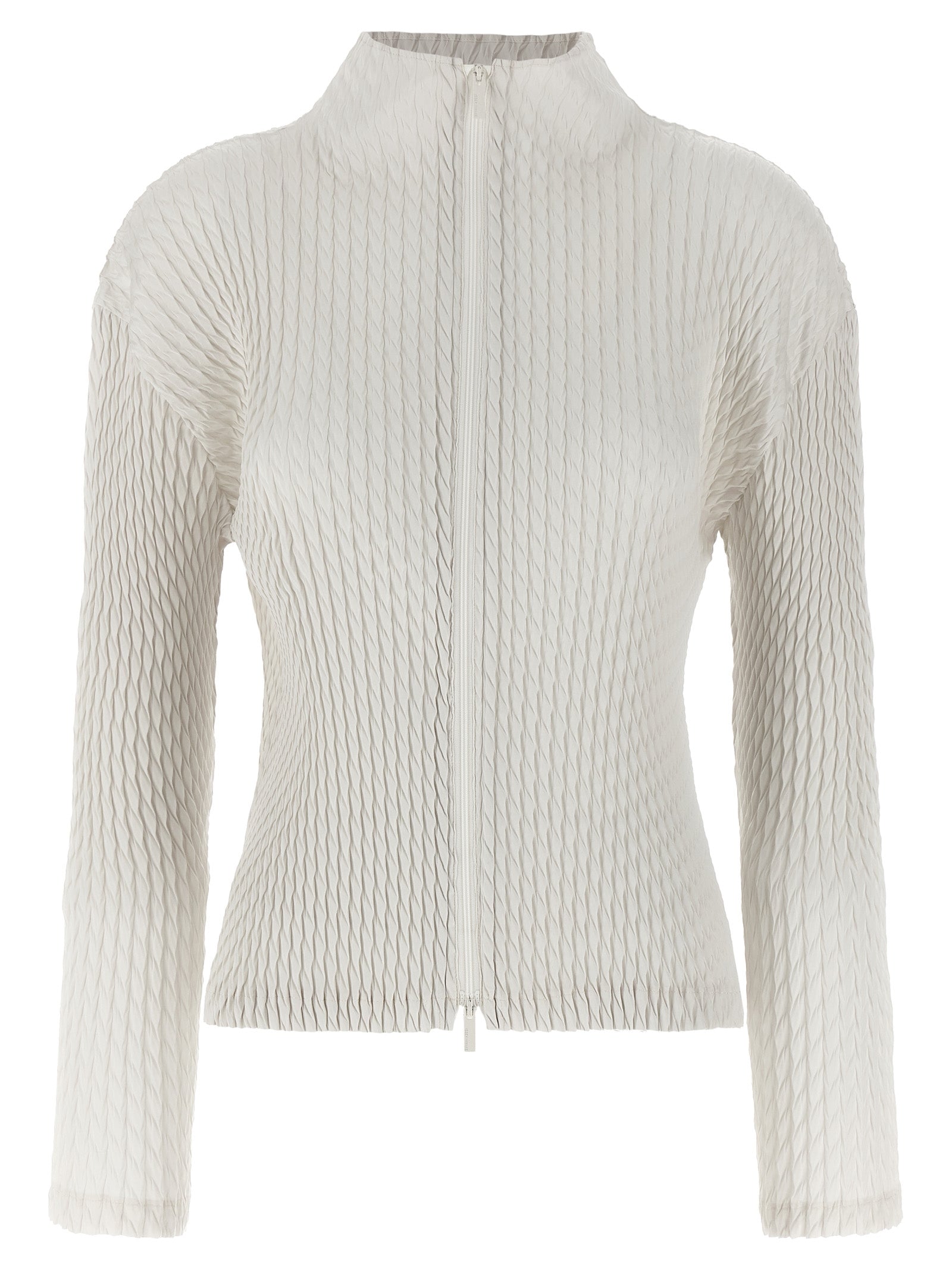 Issey Miyake 'Sleek Pleats' Cardigan