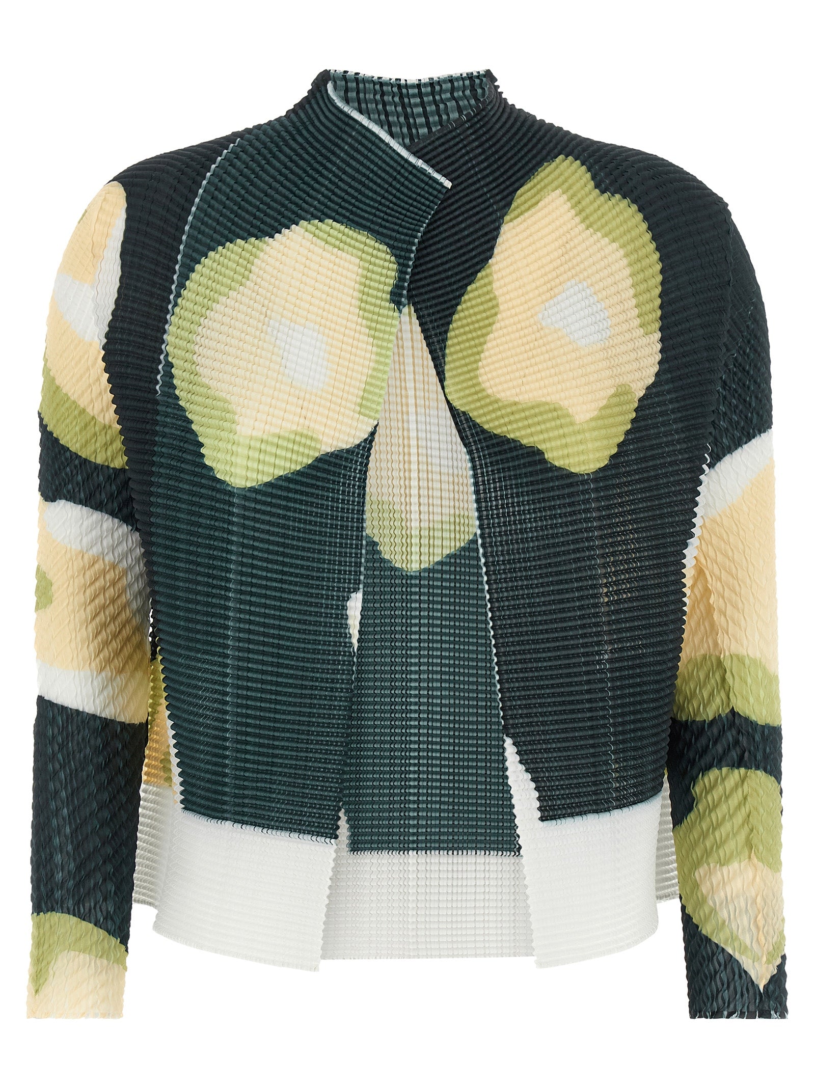 Issey Miyake 'Verve Pleats Top' Cardigan