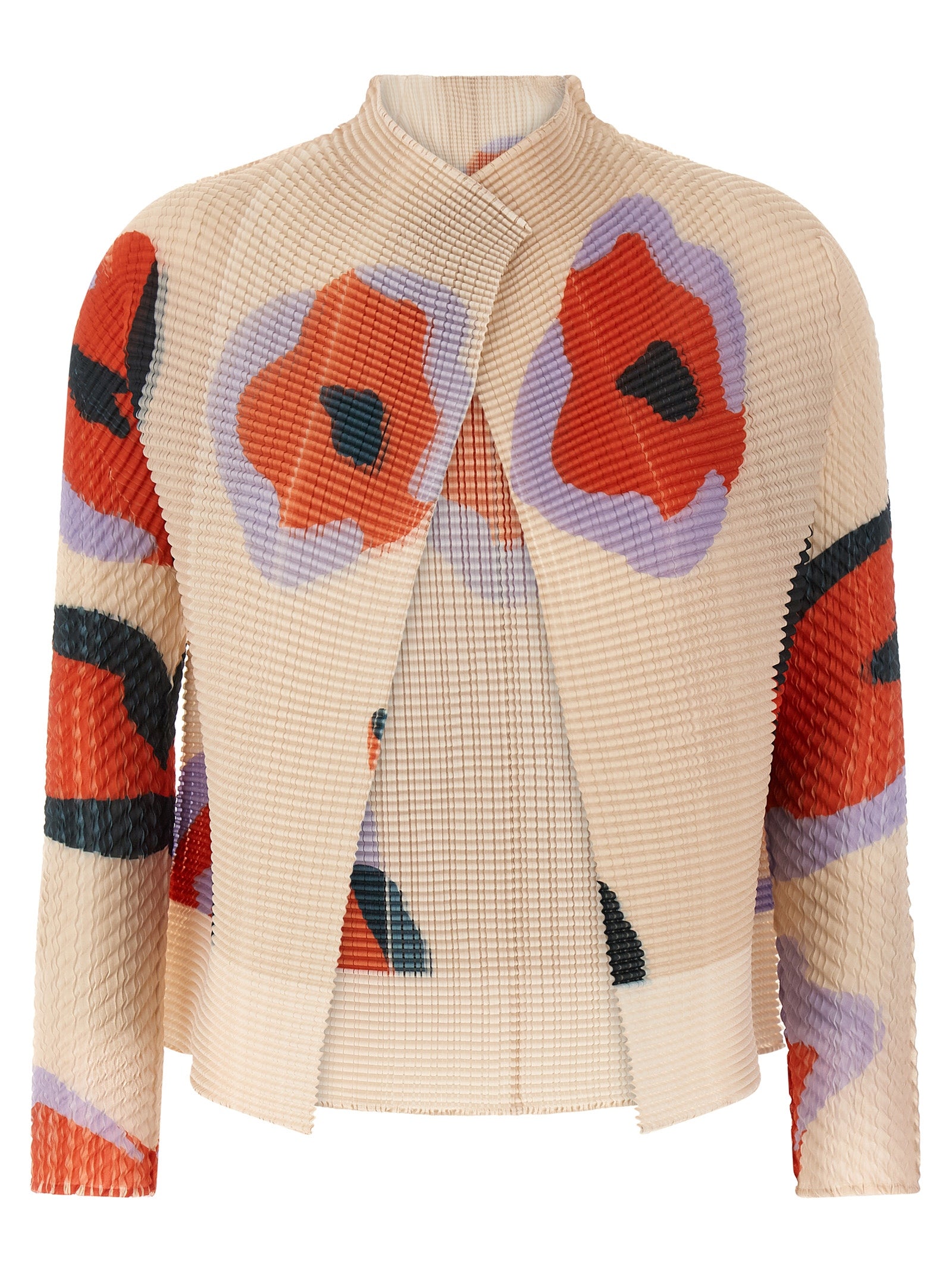 Issey Miyake 'Verve Pleats Top' Cardigan