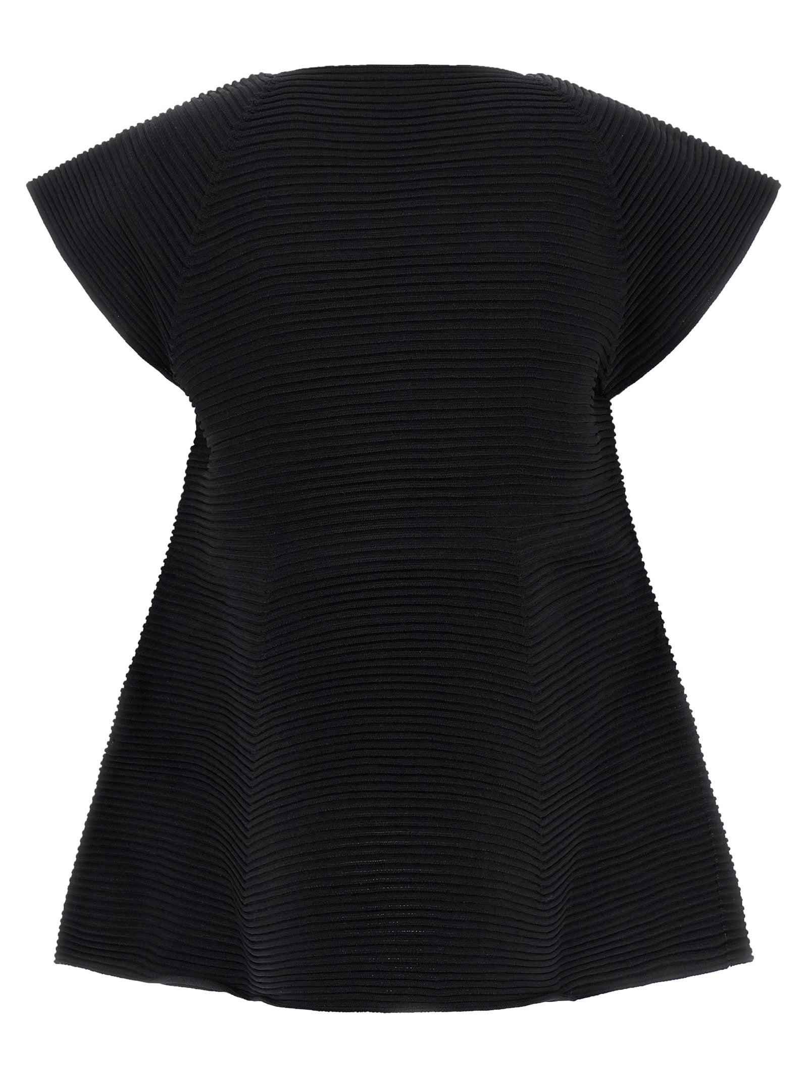 Issey Miyake 'Corrugated Knit' Dress