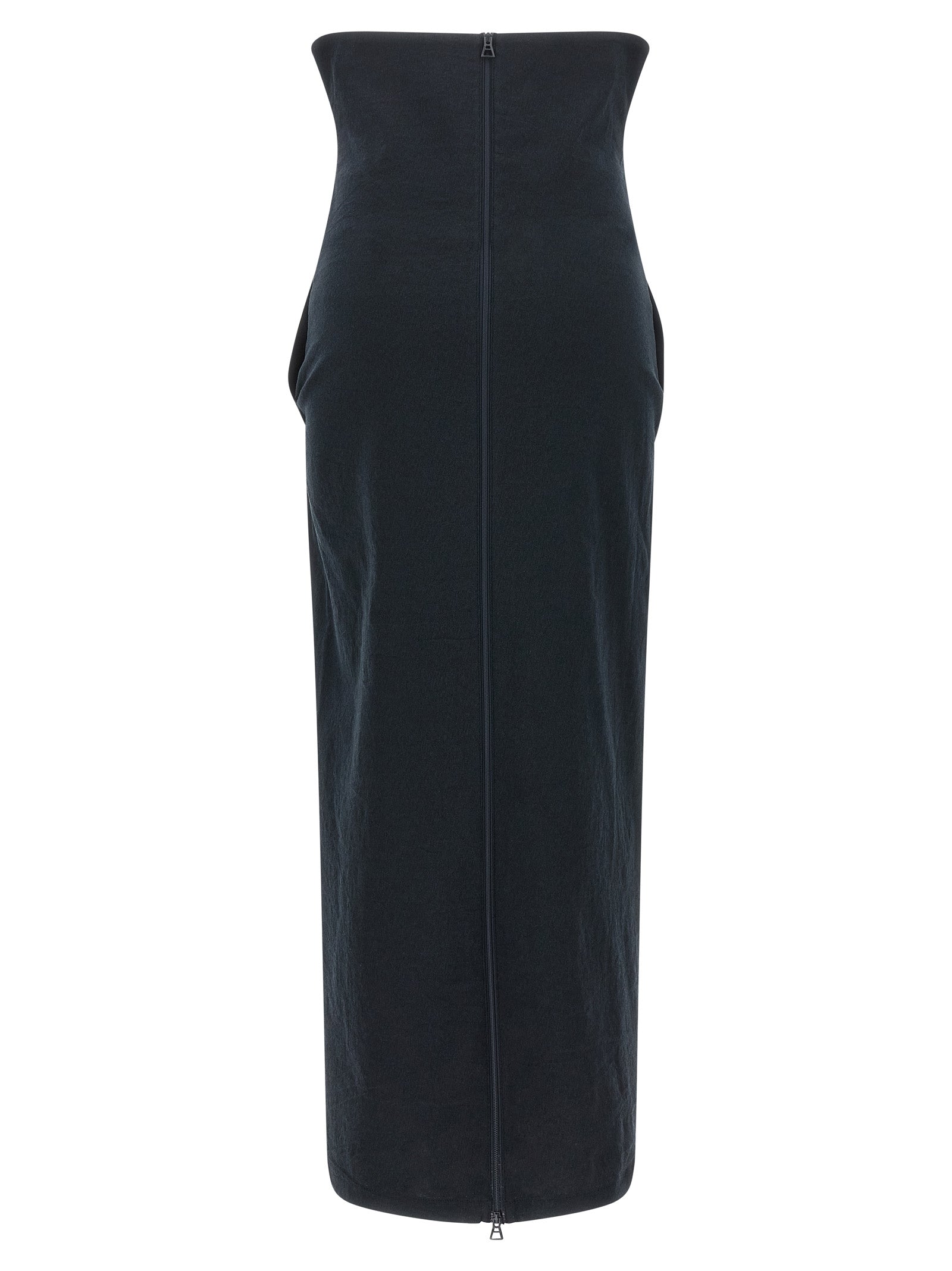 Issey Miyake 'Allow' Long Skirt With Zip