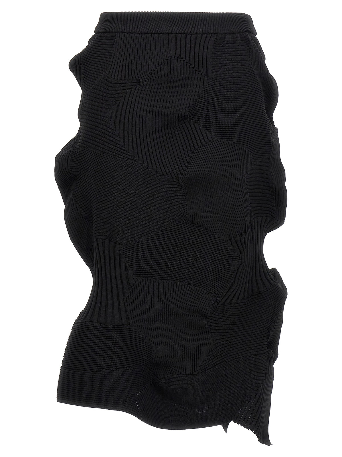 Issey Miyake Black 'Kone Kone' Skirt
