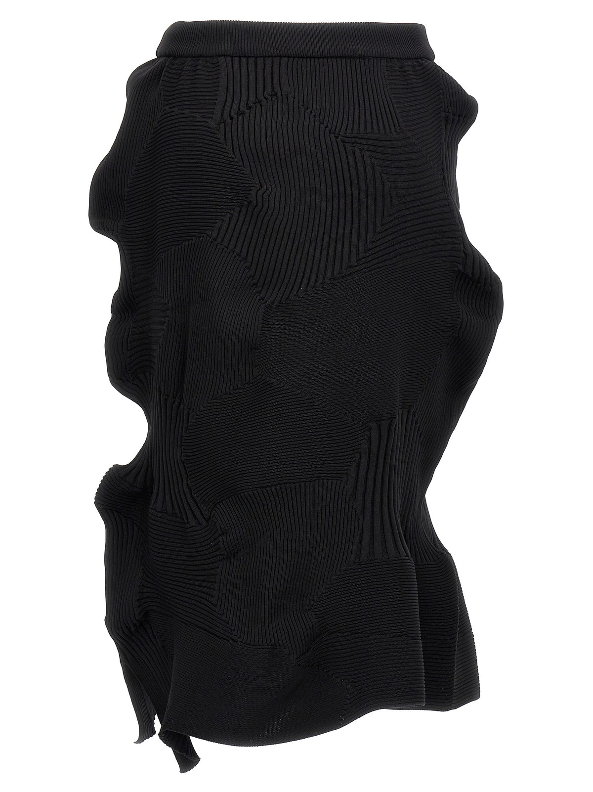 Issey Miyake Black 'Kone Kone' Skirt