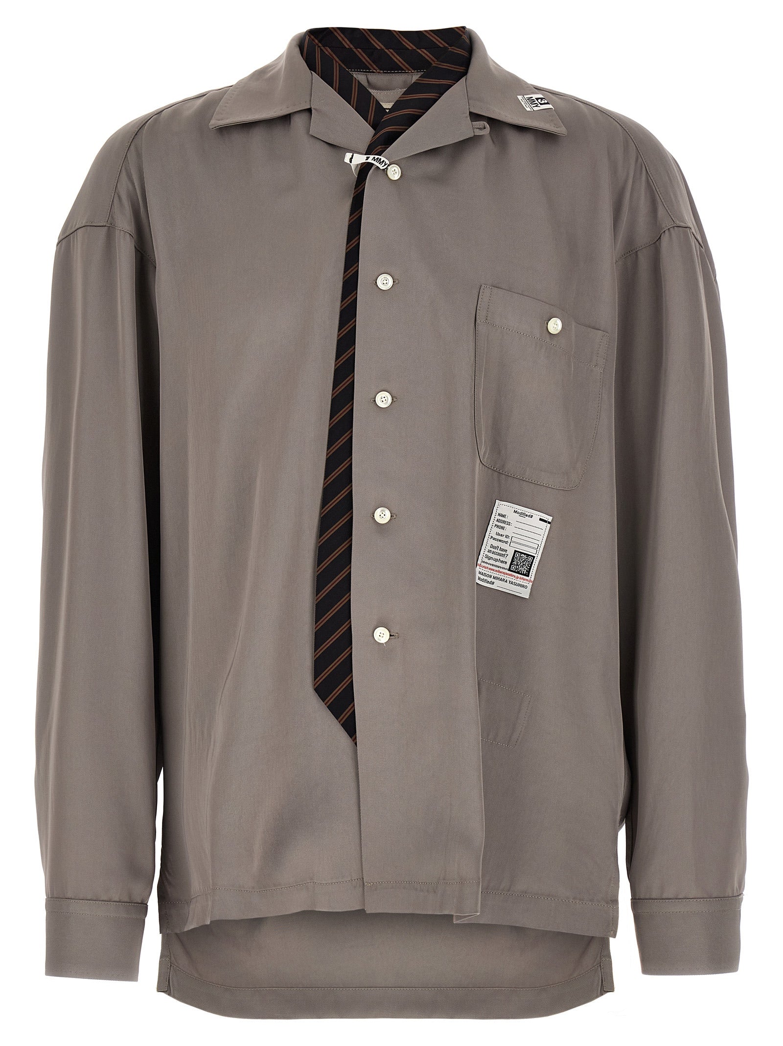 Maison Mihara Yasuhiro 'Tie Combined' Shirt