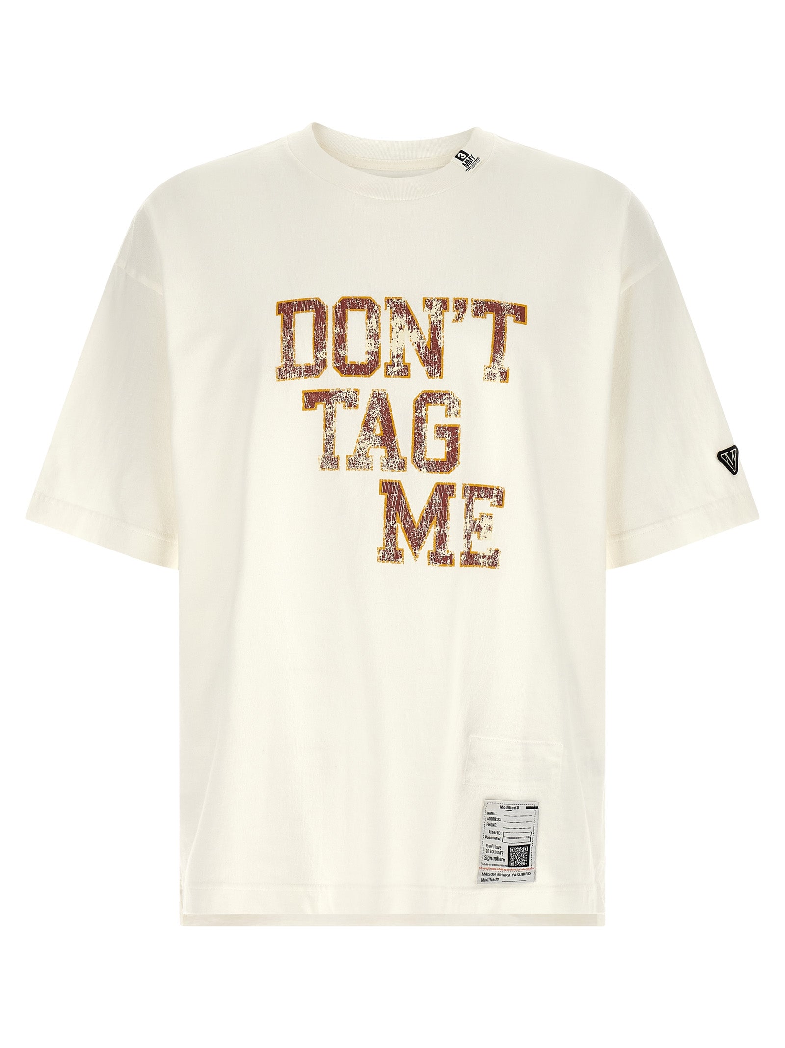 Maison Mihara Yasuhiro 'Don'T Tag Me' T-Shirt