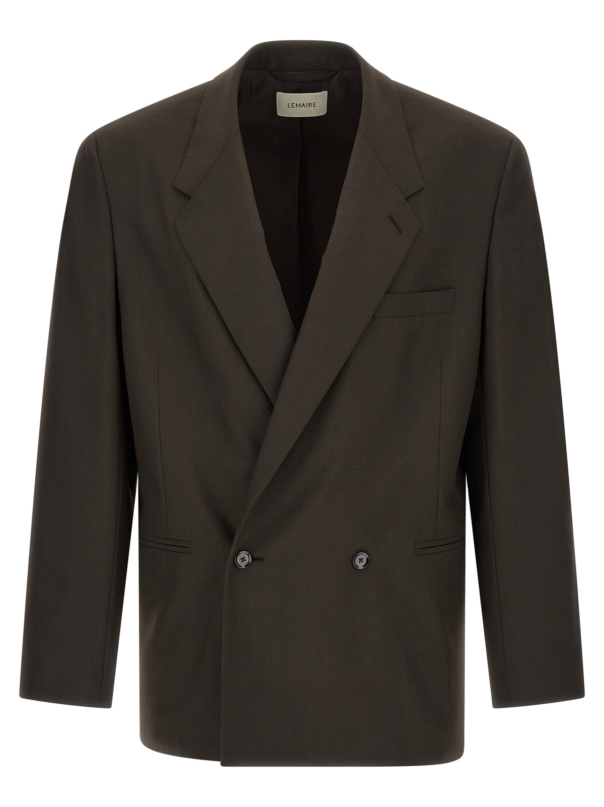 Lemaire Tropical Wool Double-Breasted Blazer