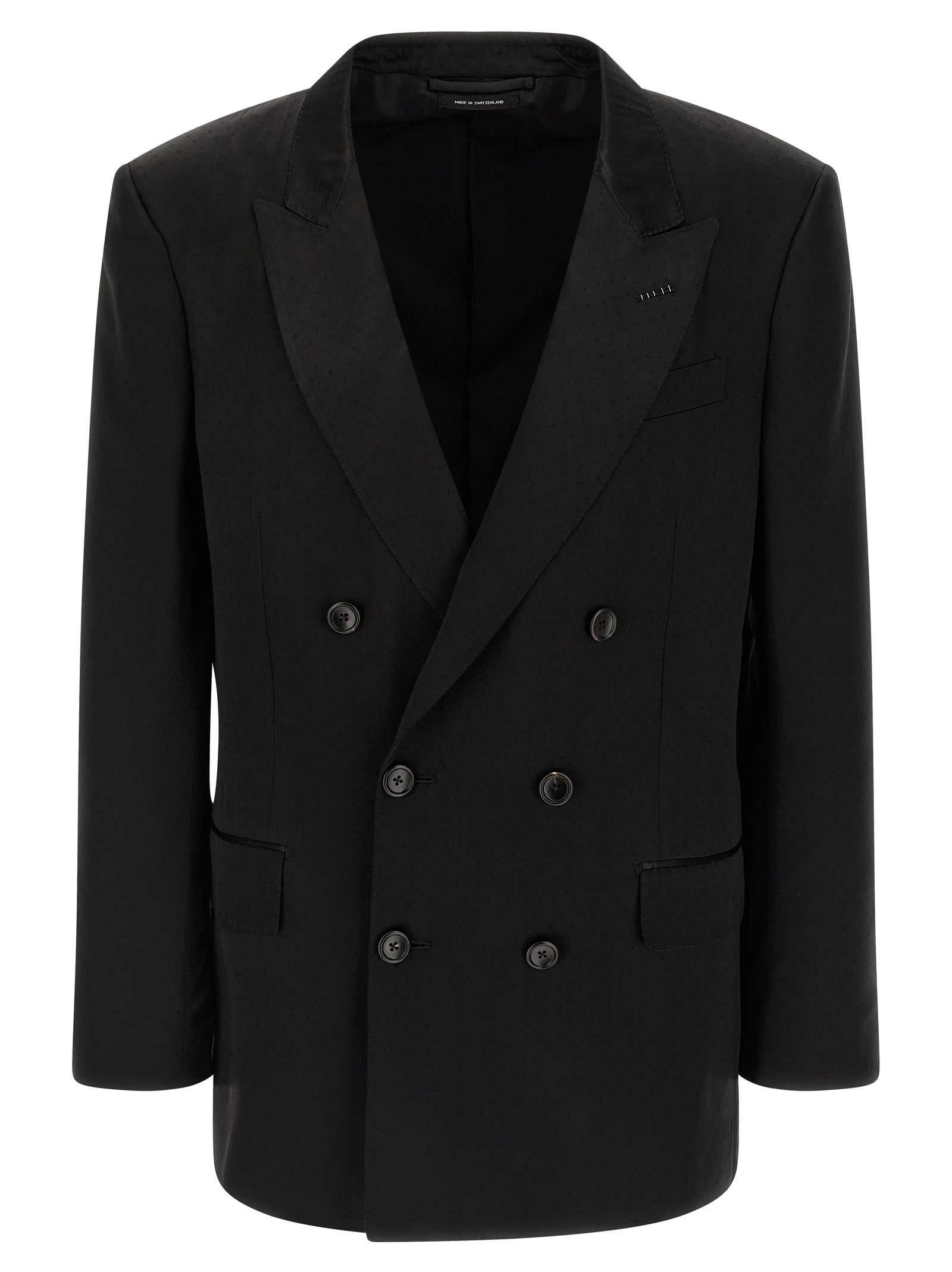 Tom Ford Tone-On-Tone Polka Dot Blazer