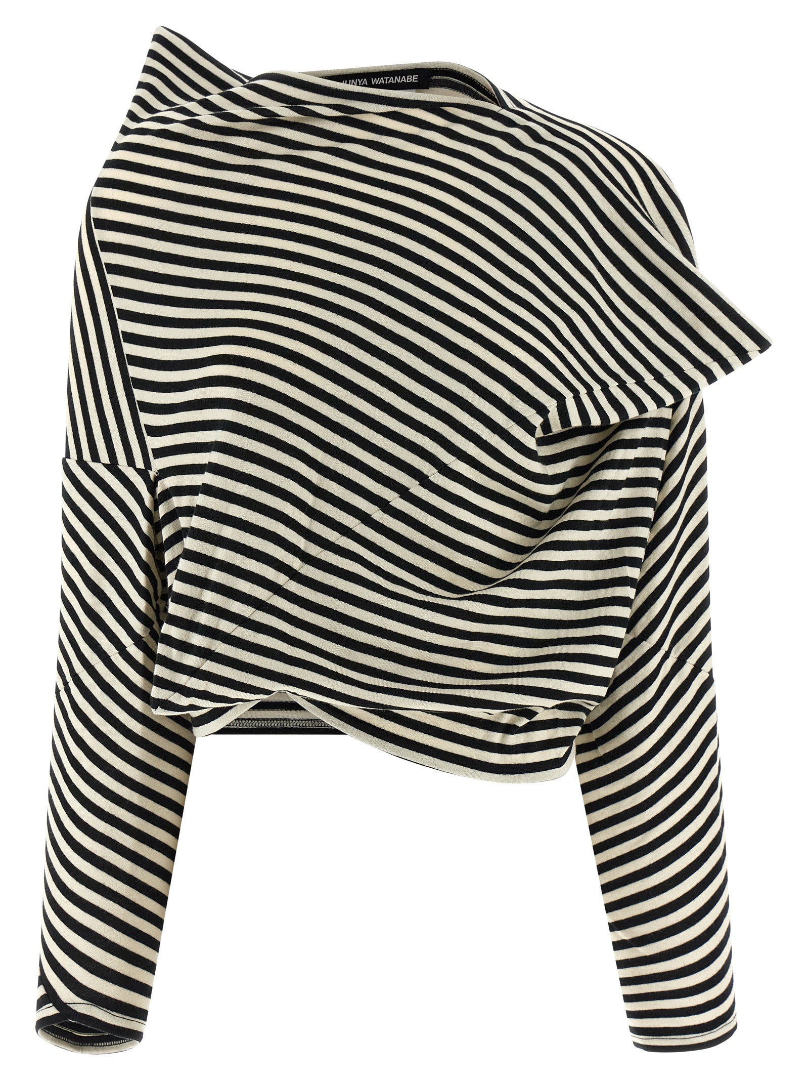 Junya Watanabe Striped Crop Sweater