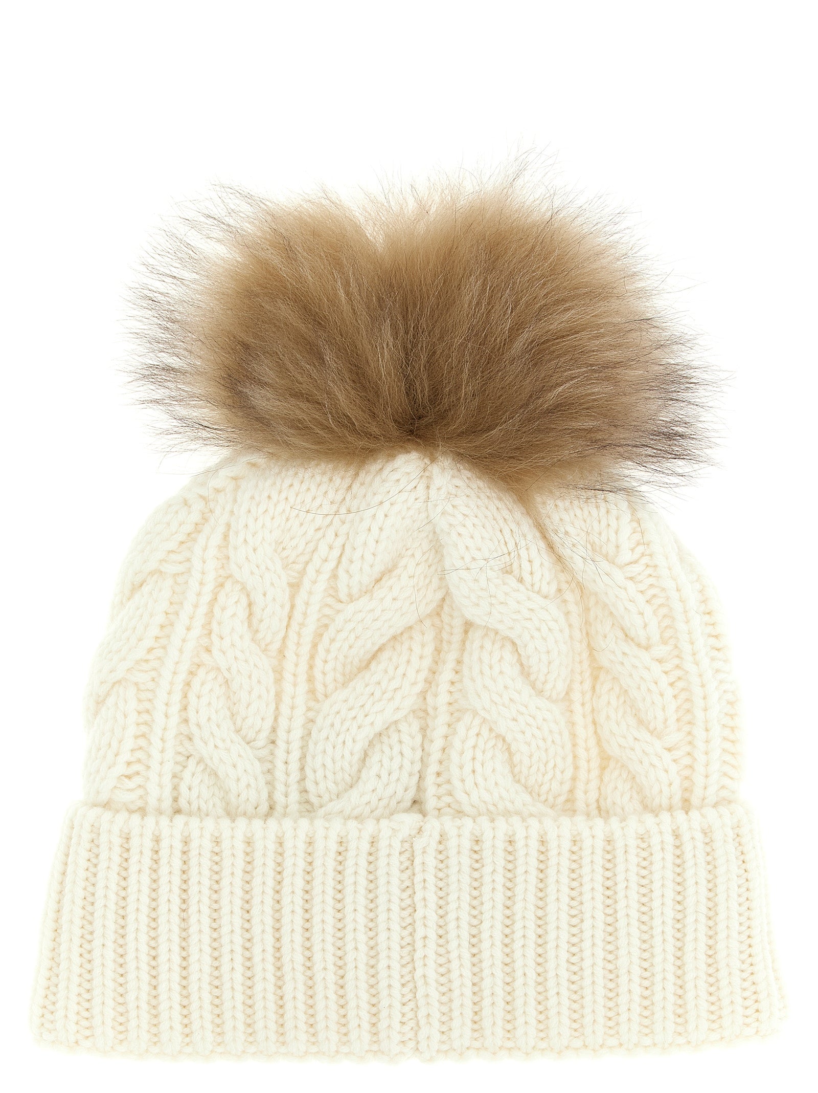 Moncler Grenoble Pompon Braided Cap