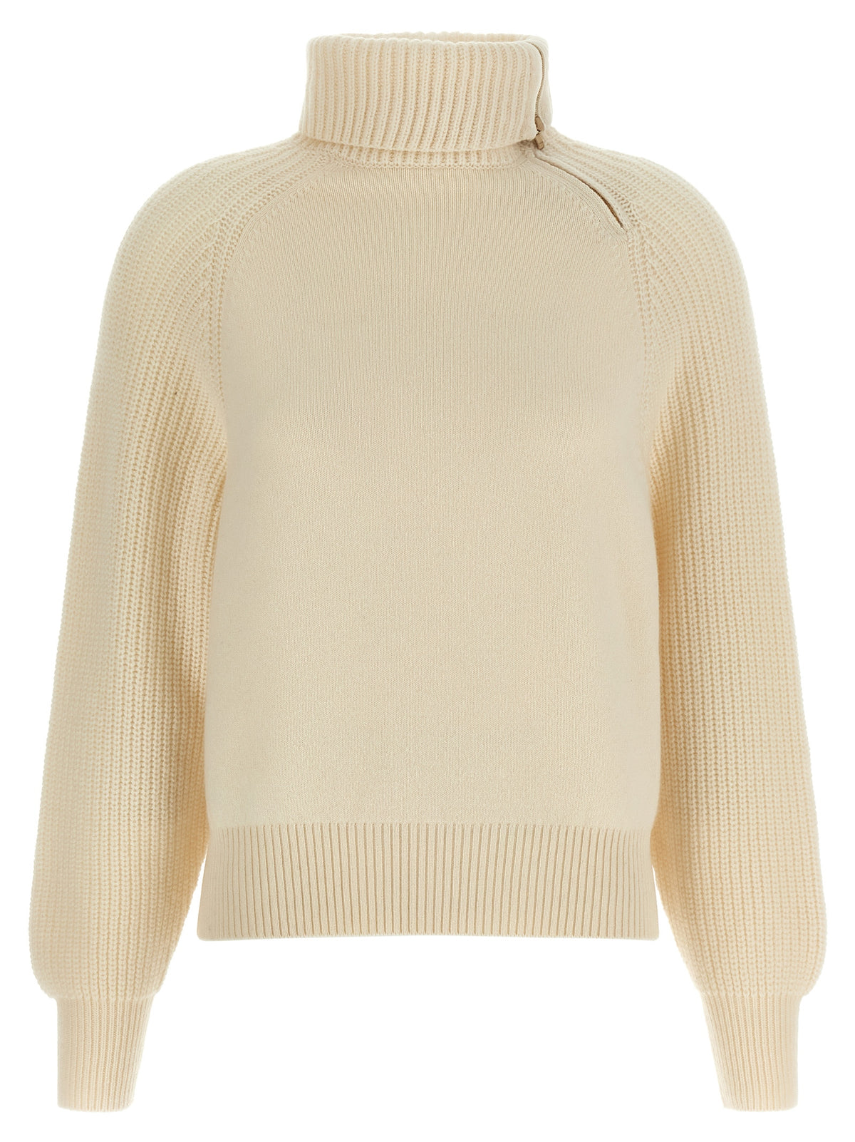 Agnona High Neck Sweater With Zip