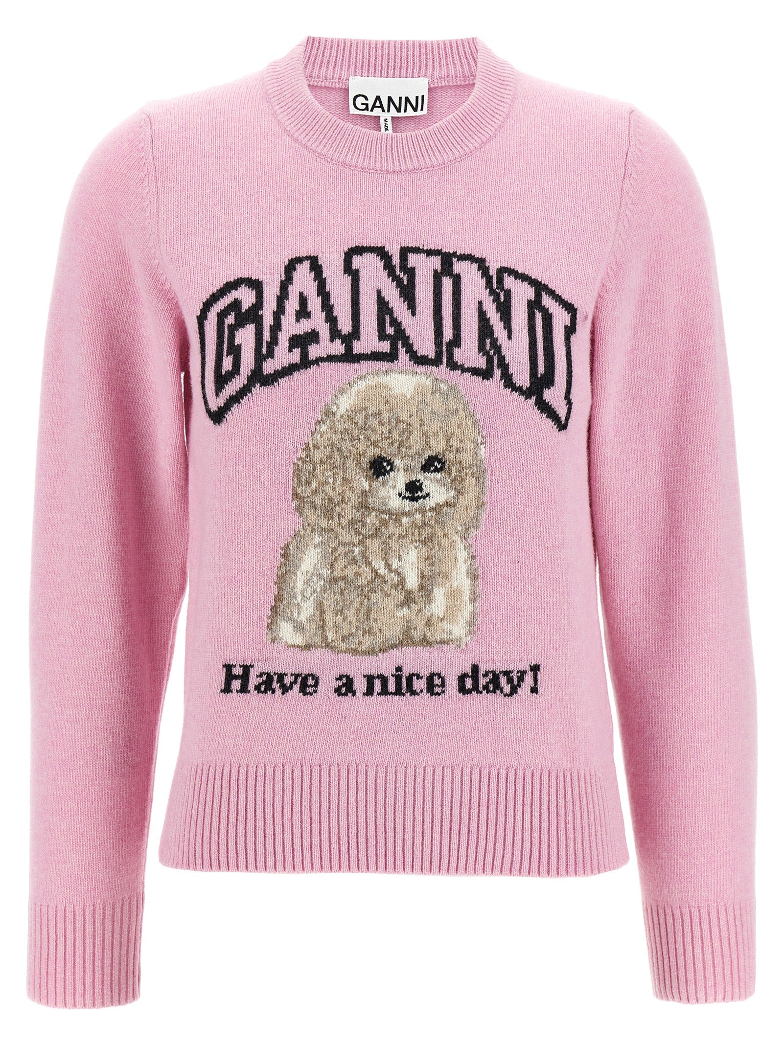 Ganni 'Pink Poodle' Sweater