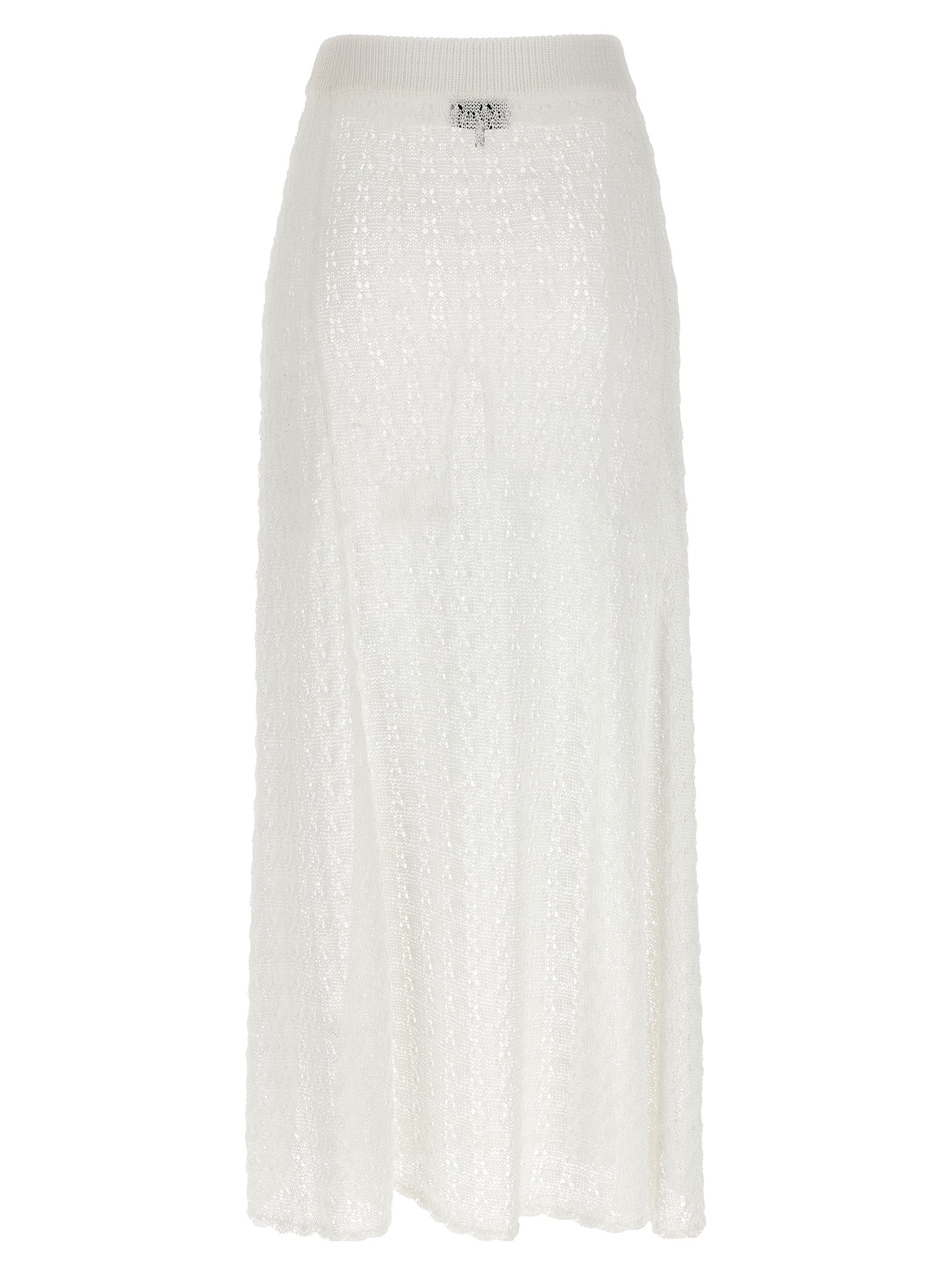 Ganni 'Shiny Pointelle Knit' Skirt