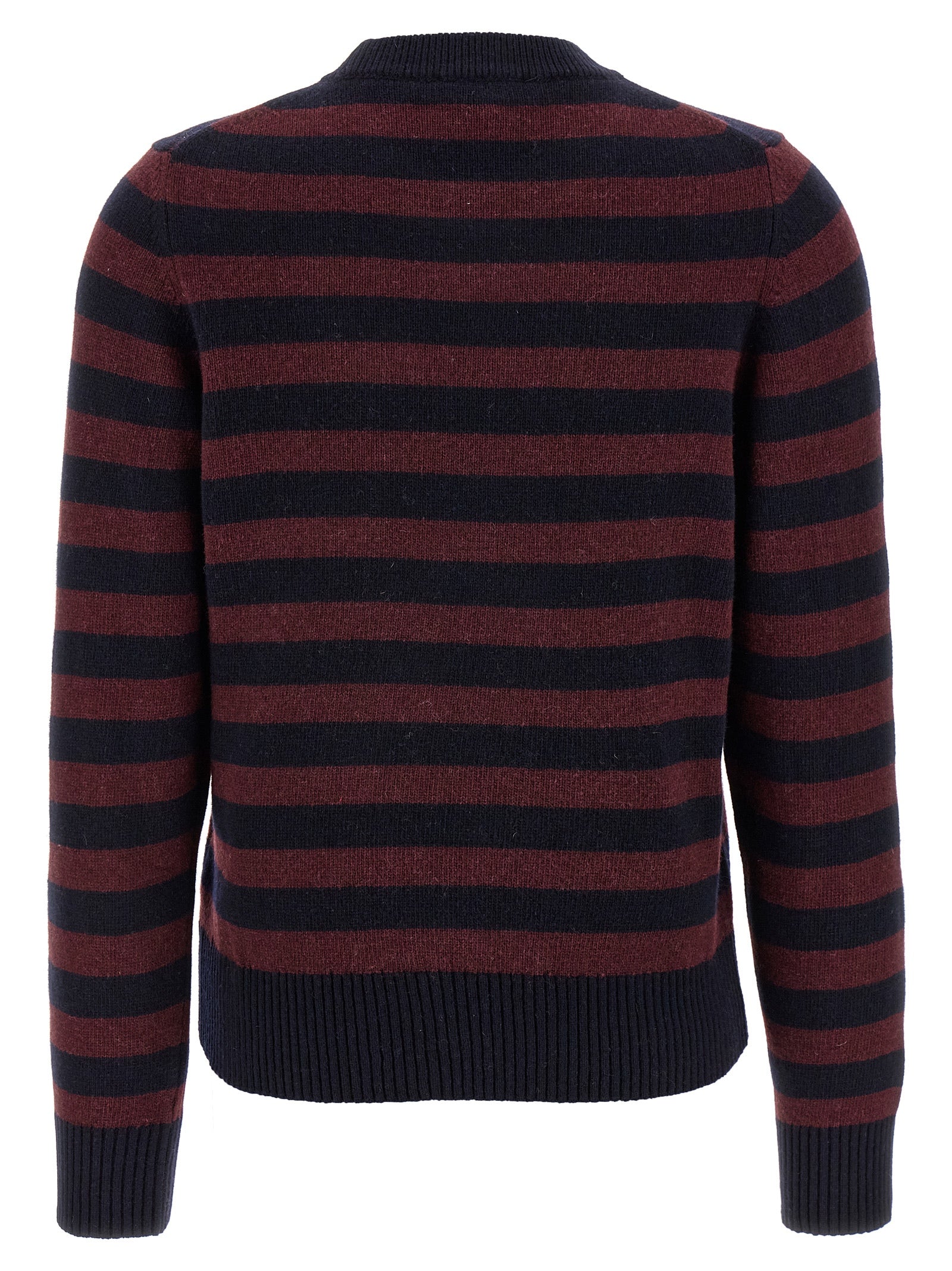 Ganni 'Graphic Wool Mix Poodle Stripe' Sweater
