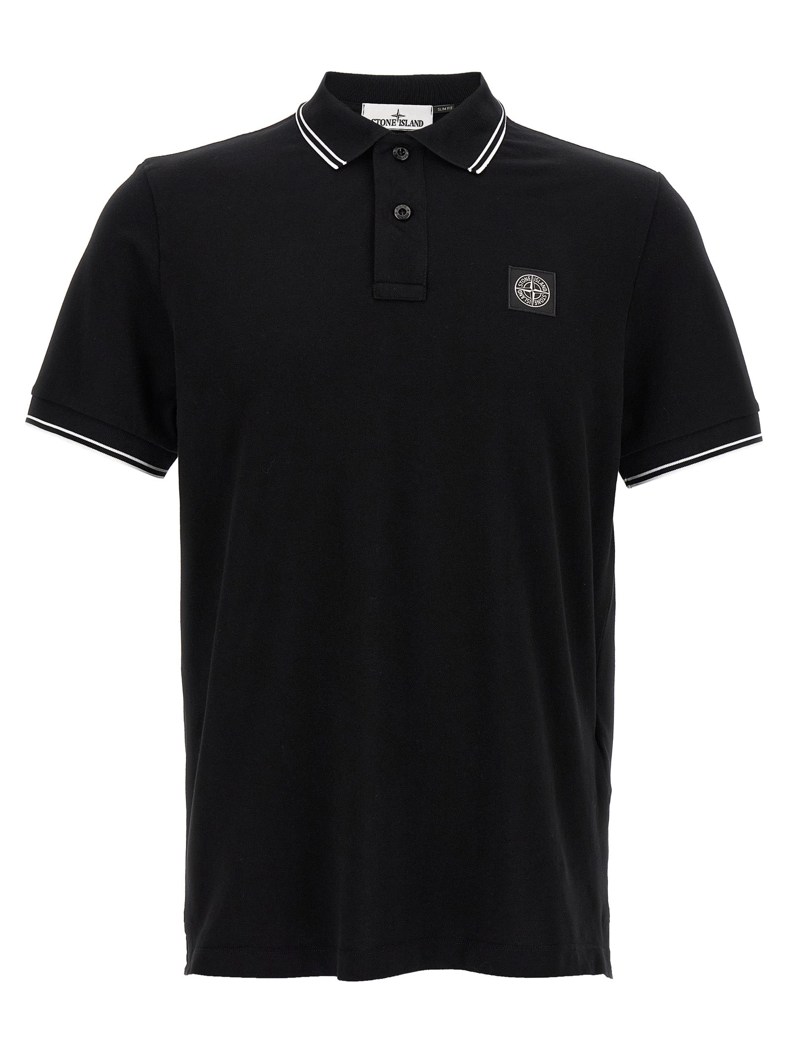 Stone Island Logo Patch Polo Shirt