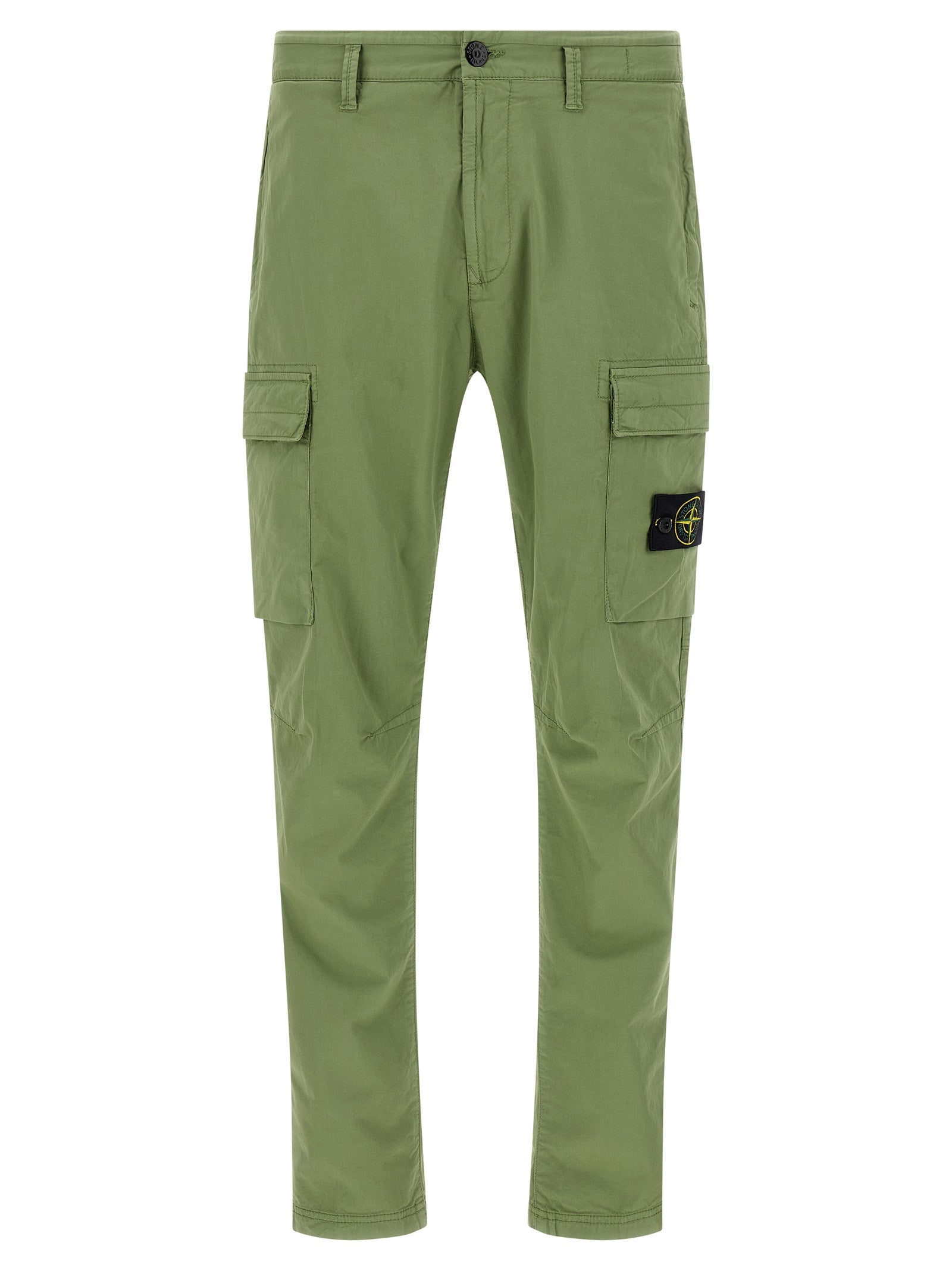Stone Island Logo Badge Cargo Pants