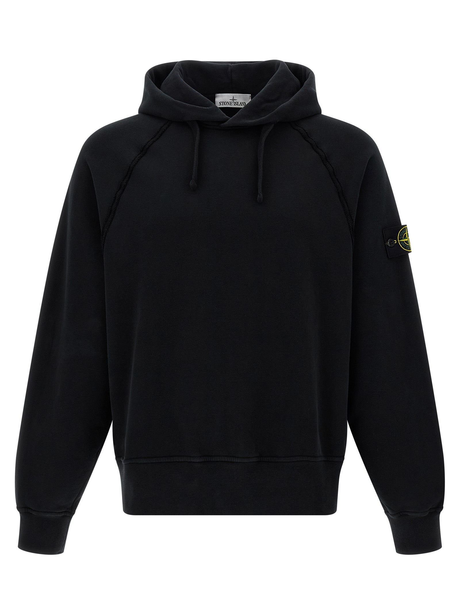 Stone Island Logo Badge Hoodie