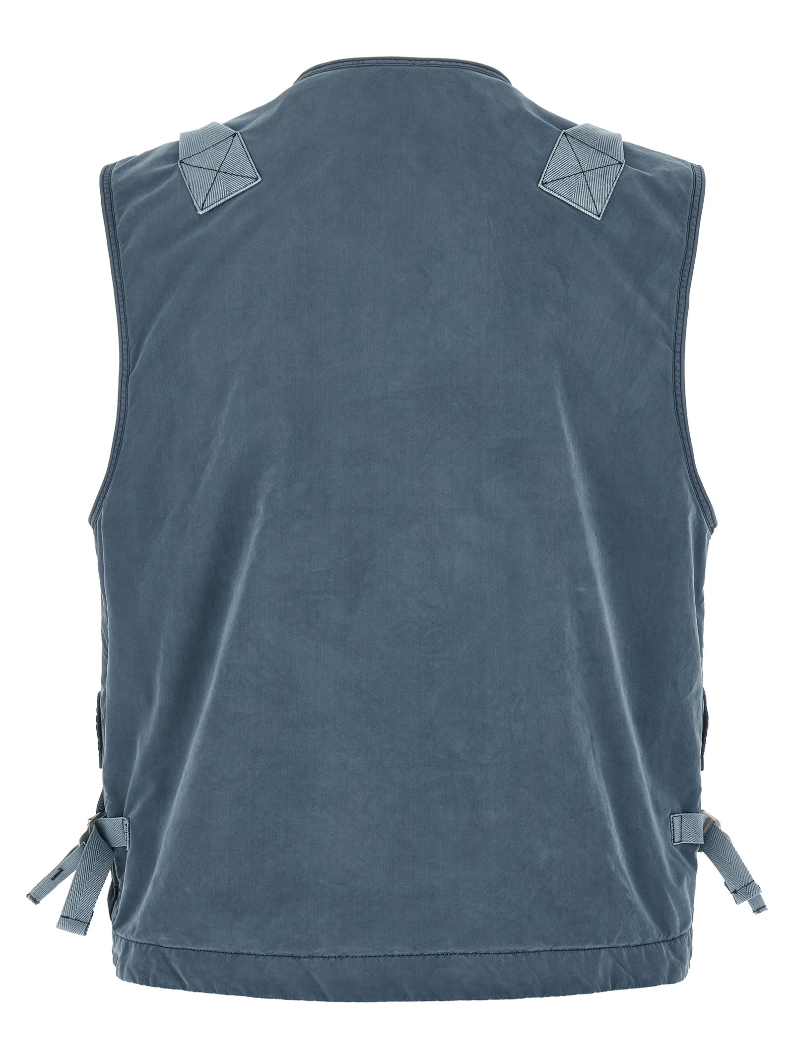 Stone Island 'G100016 David Light Indigo-Tc' Vest