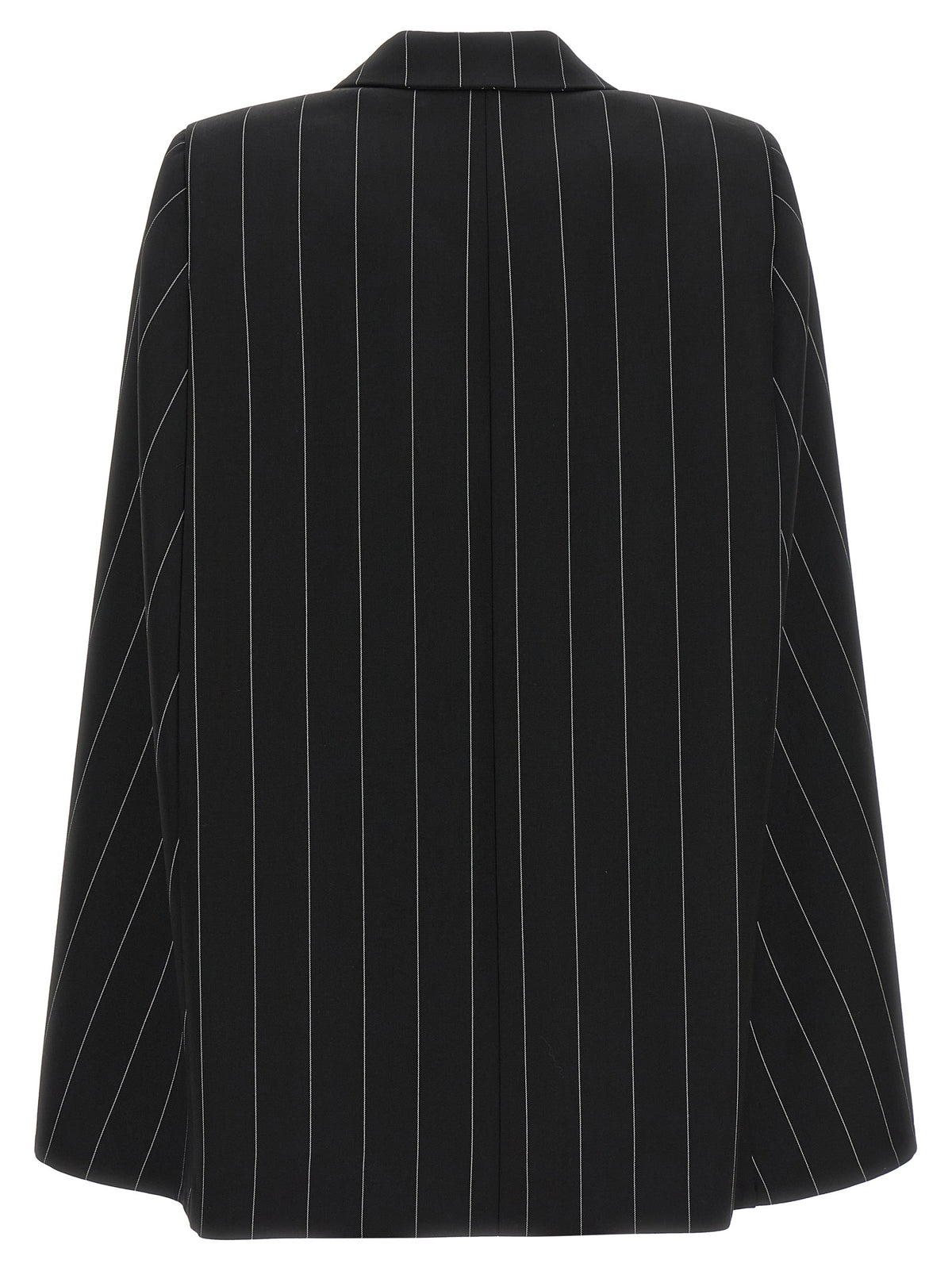 Federica Bonifaci Pinstripe 'Tuxedo' Cape