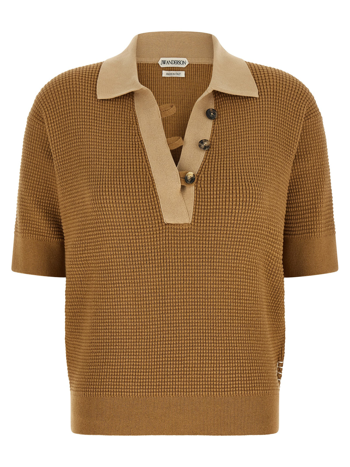 J.W.Anderson Waffle Stitch Polo Shirt