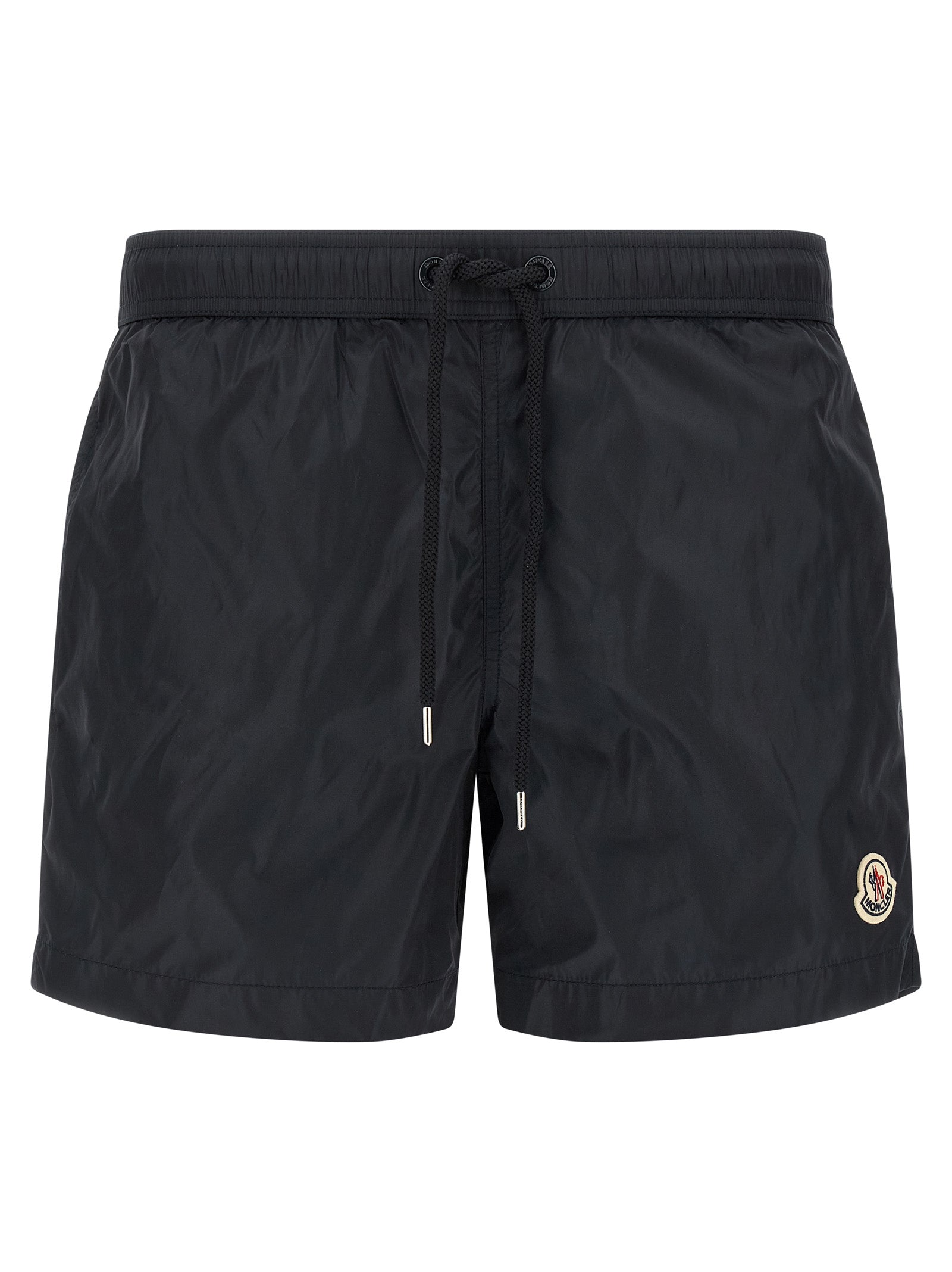 Moncler Logo Patch Swim Shorts