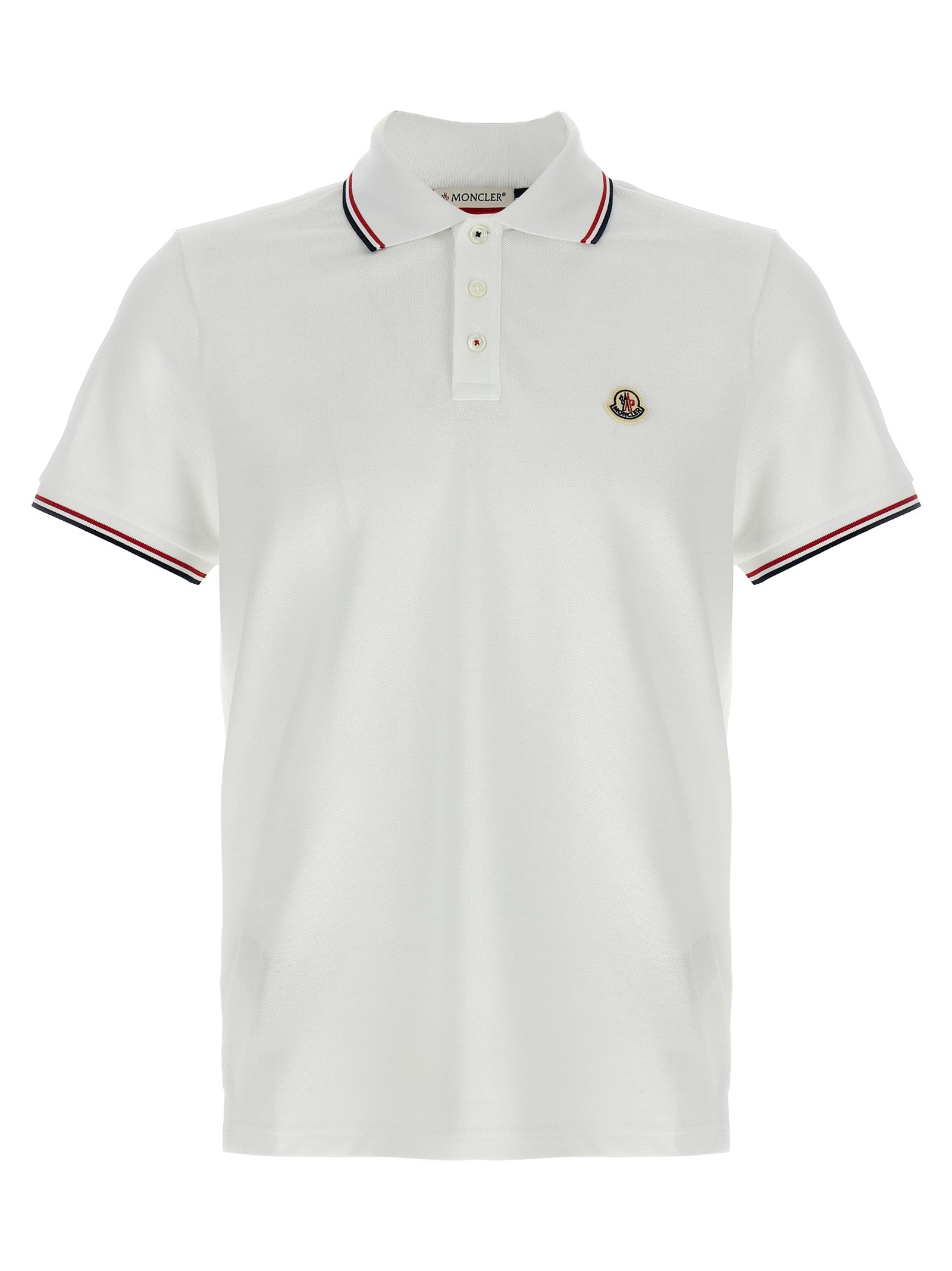 Moncler Tricolor Detail Polo Shirt