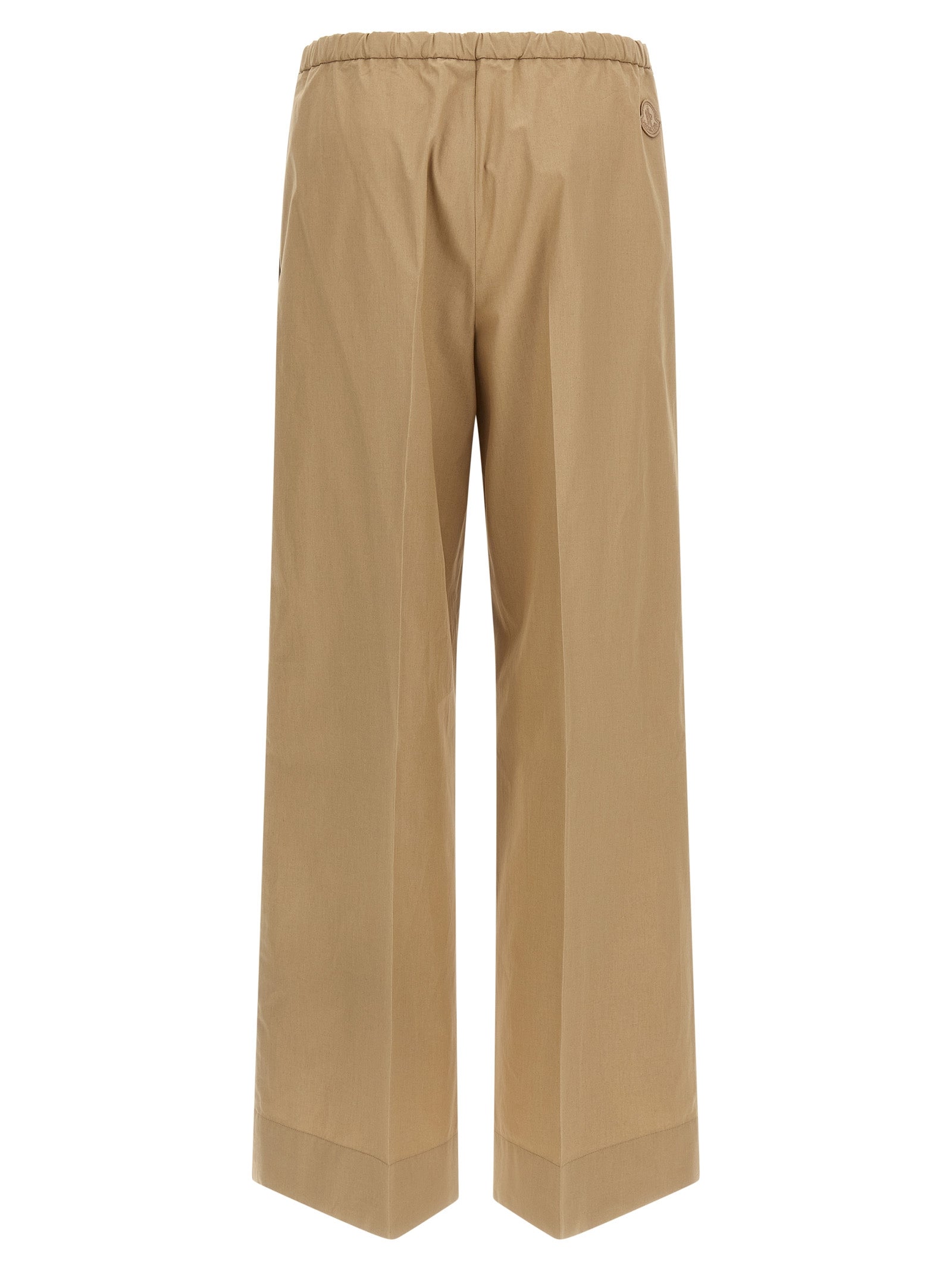 Moncler Grosgrain Logo Patch Pants