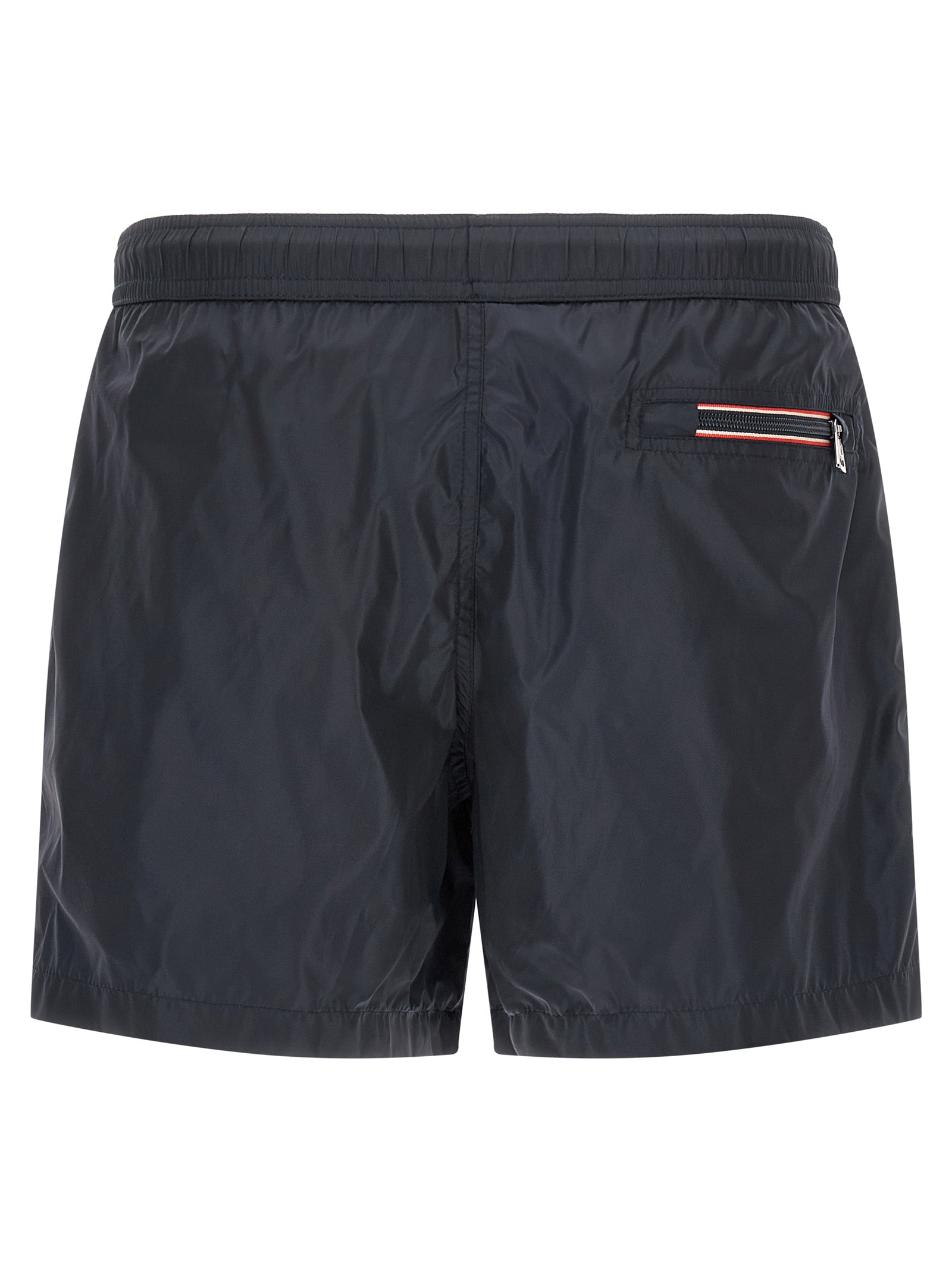 Moncler Logo Patch Swim Shorts