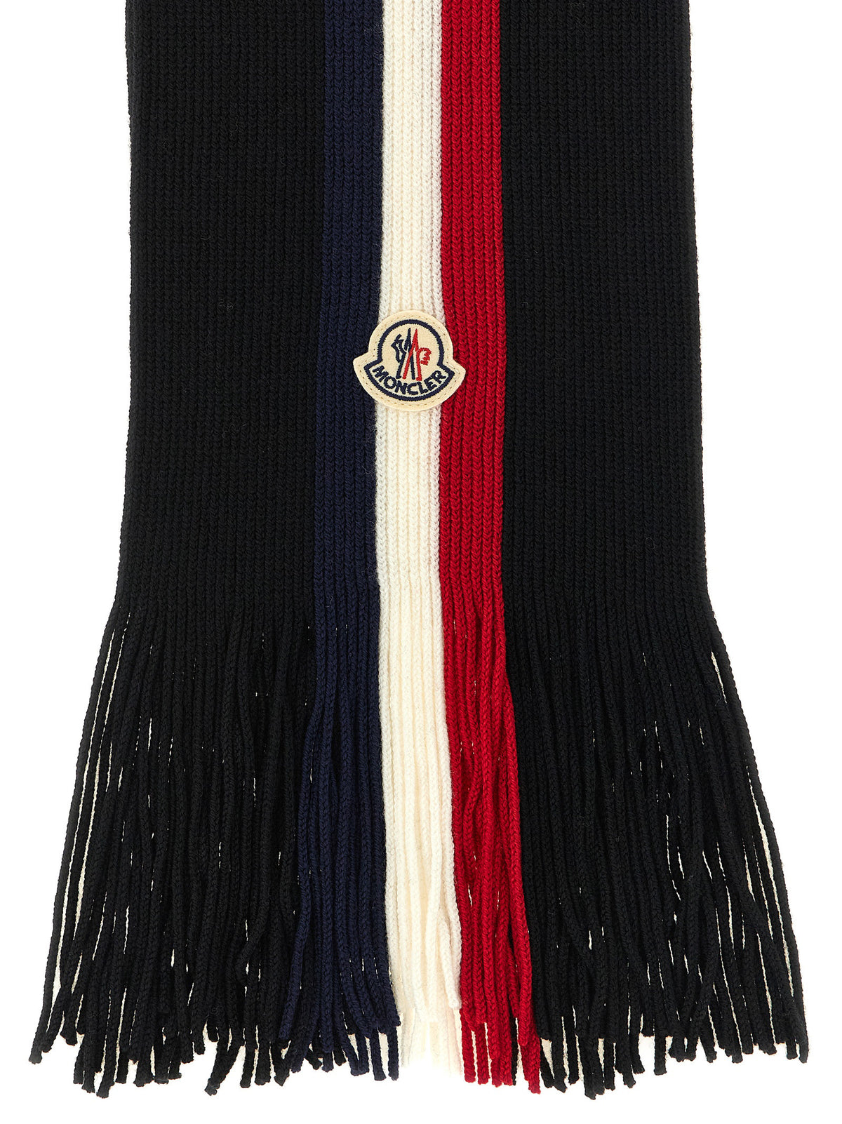 Moncler Tricolor Wool Scarf