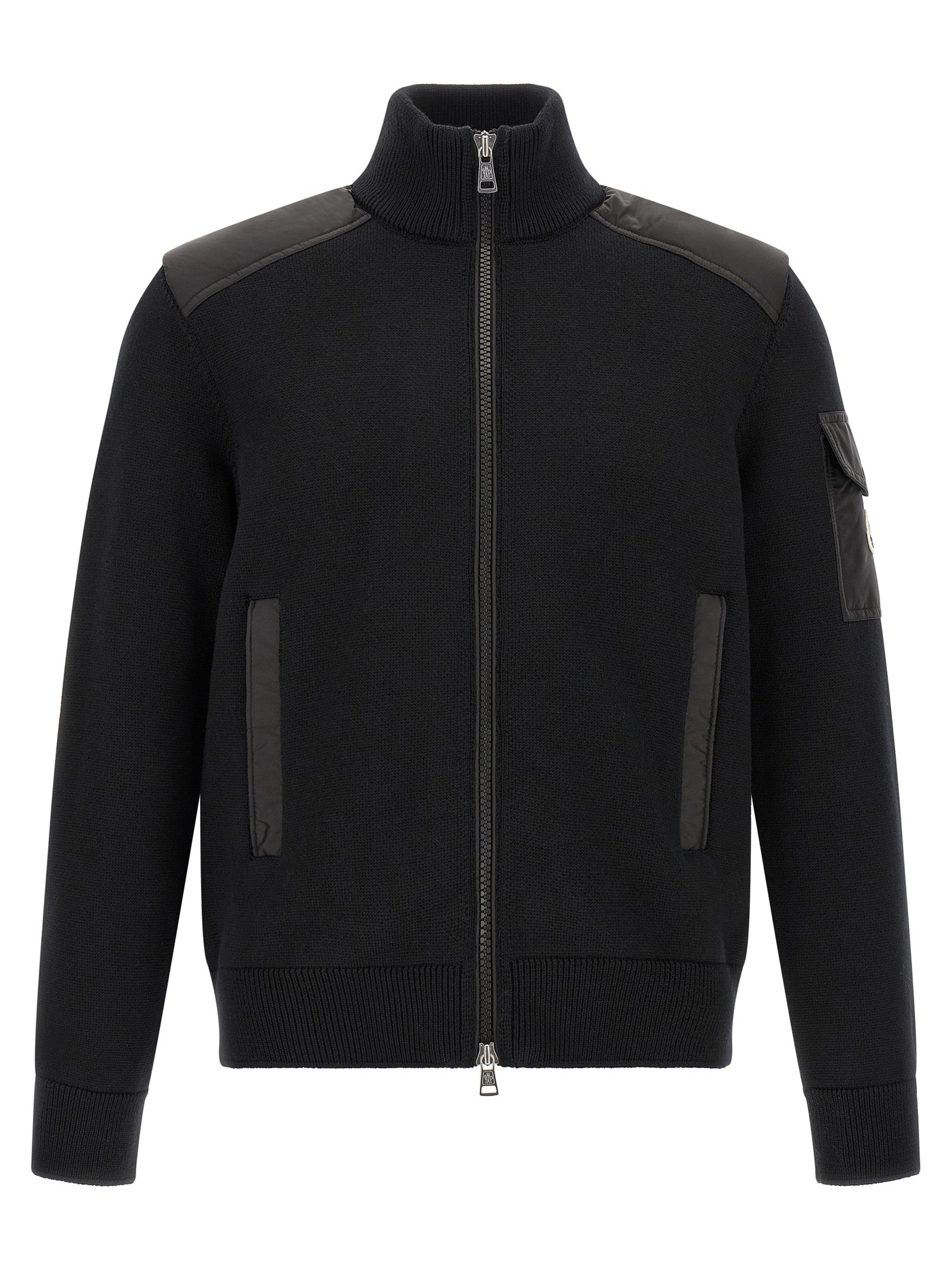 Moncler The Moncler 'Padded Wool Zip-Up' Cardigan