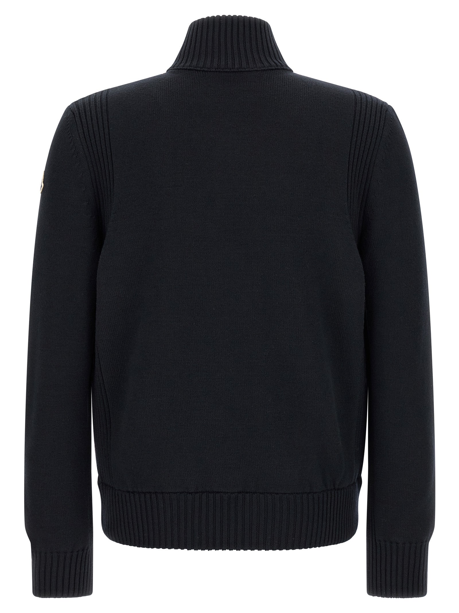Moncler Two-Material Cardigan