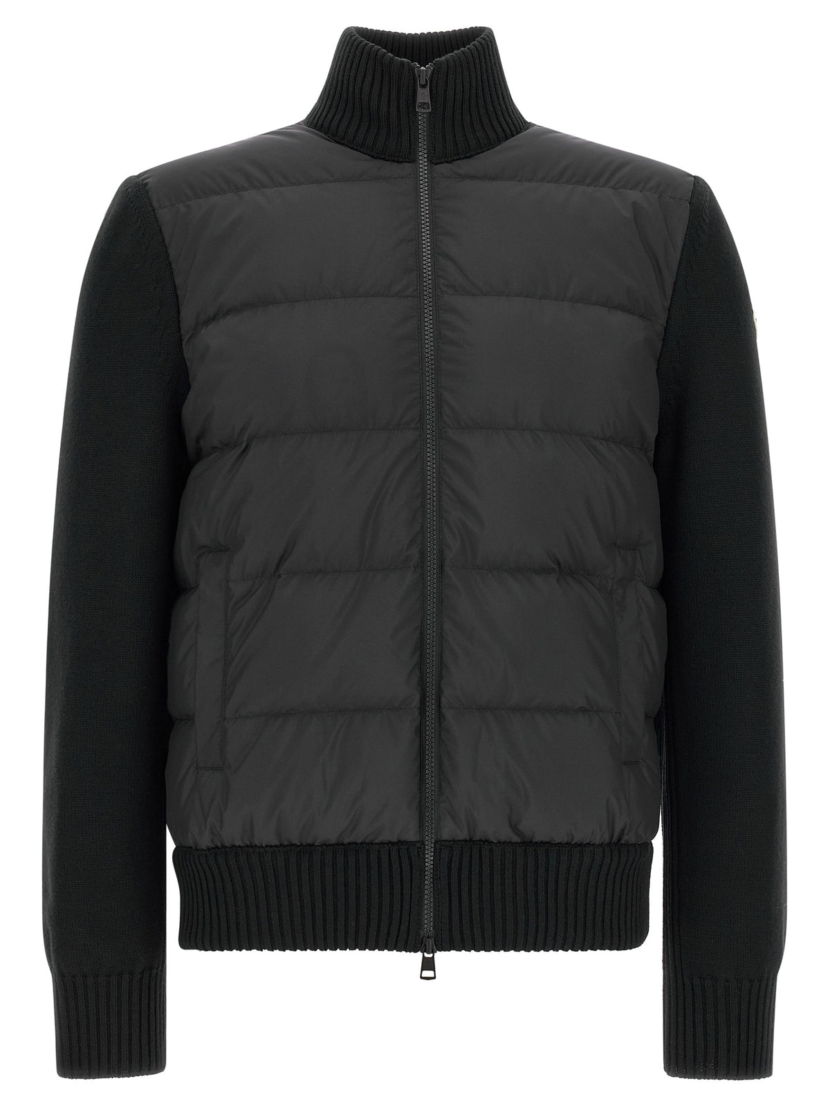 Moncler Two-Material Cardigan
