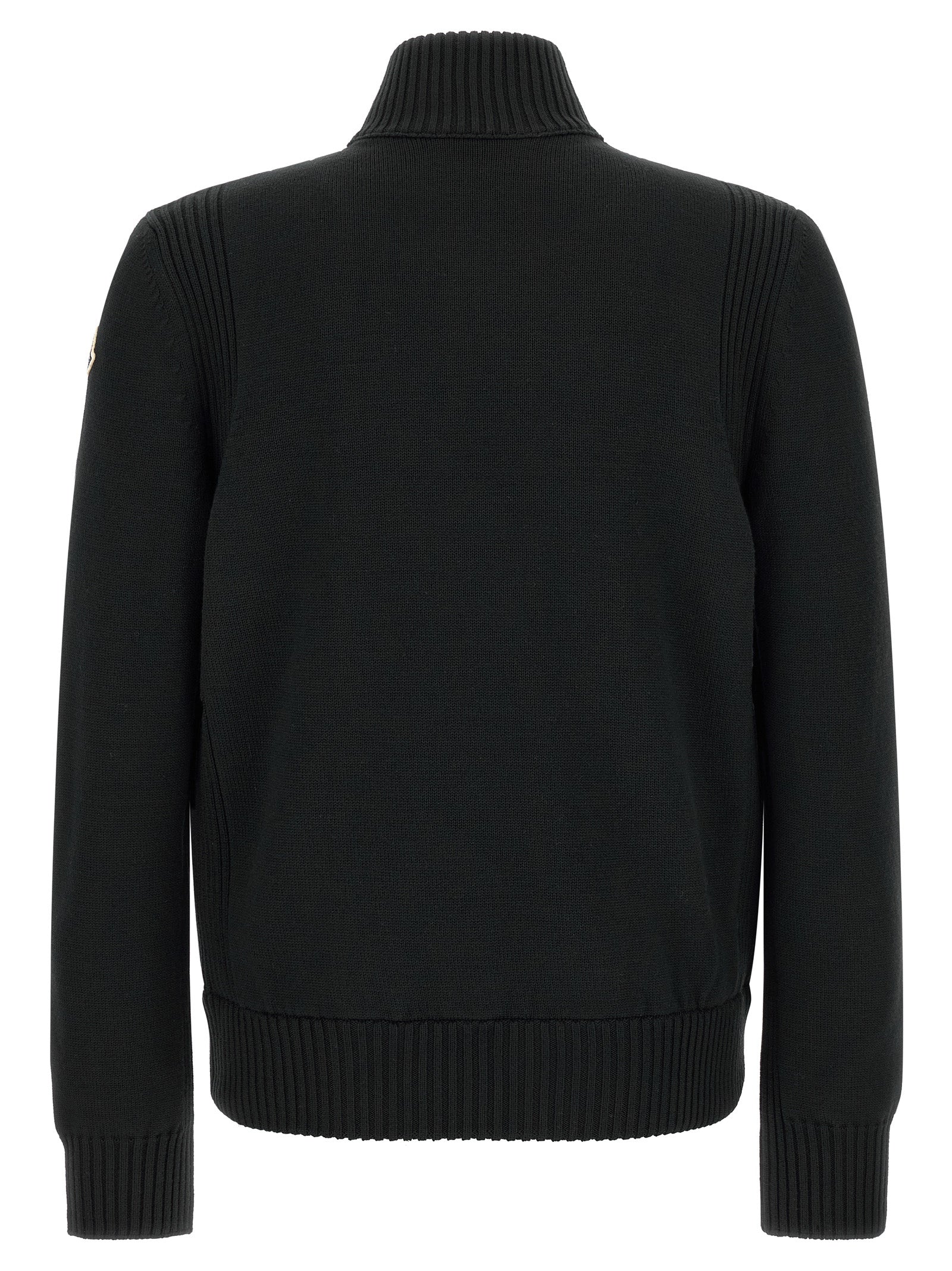 Moncler Two-Material Cardigan