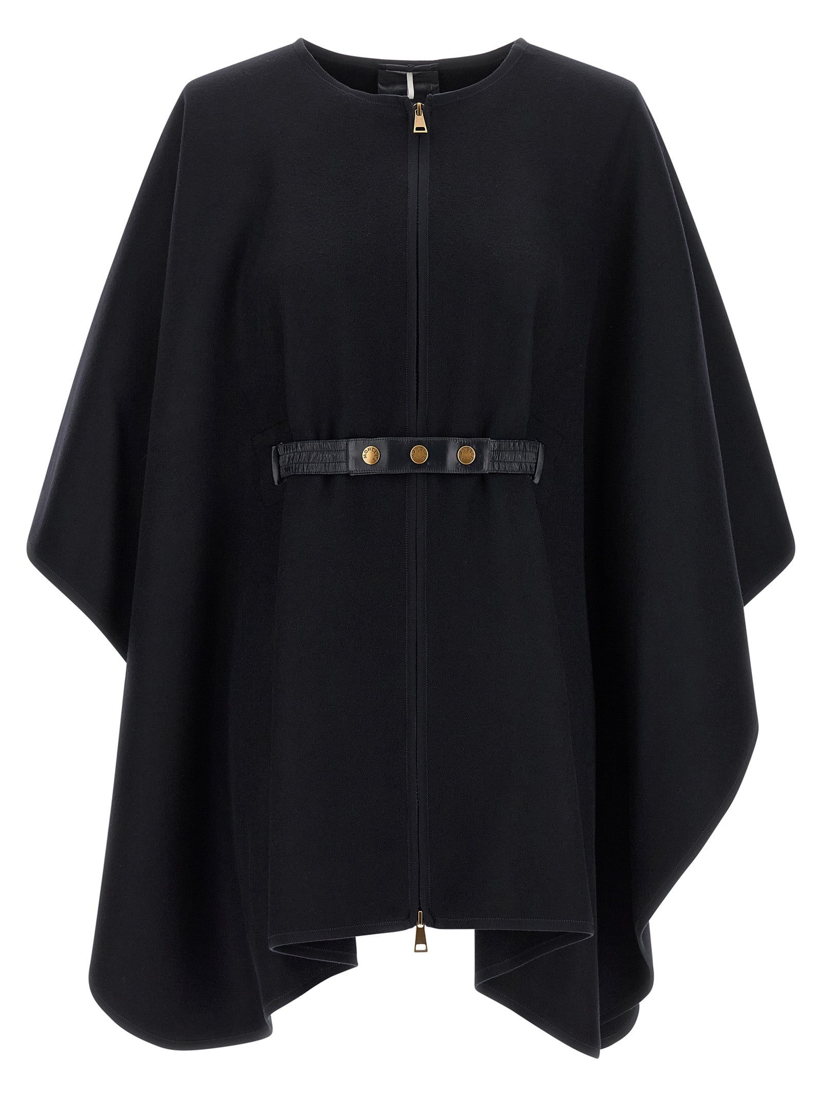 Moncler Two-Material Cape