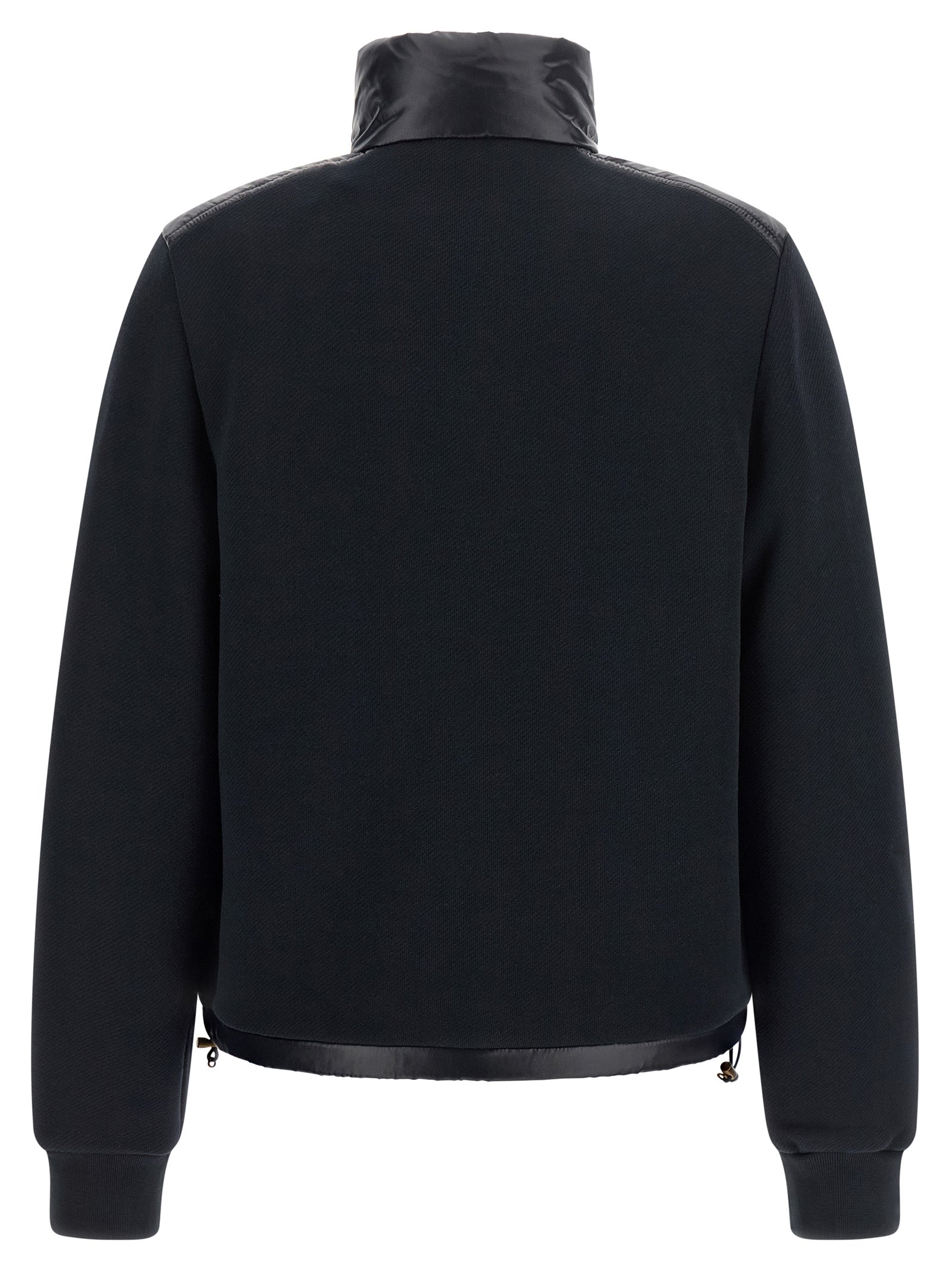 Moncler Two-Material Padded Cardigan