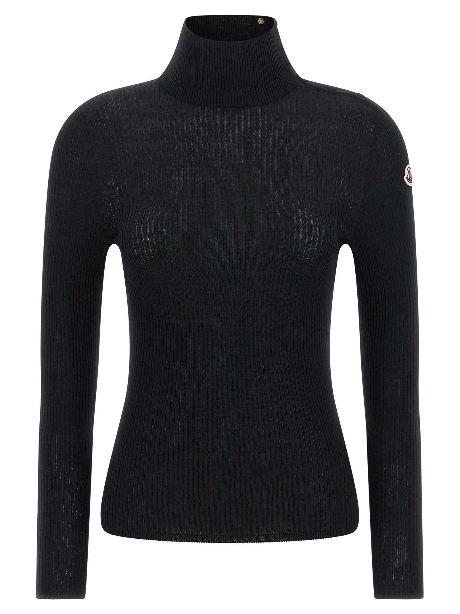 Moncler Logo Turtleneck Sweater