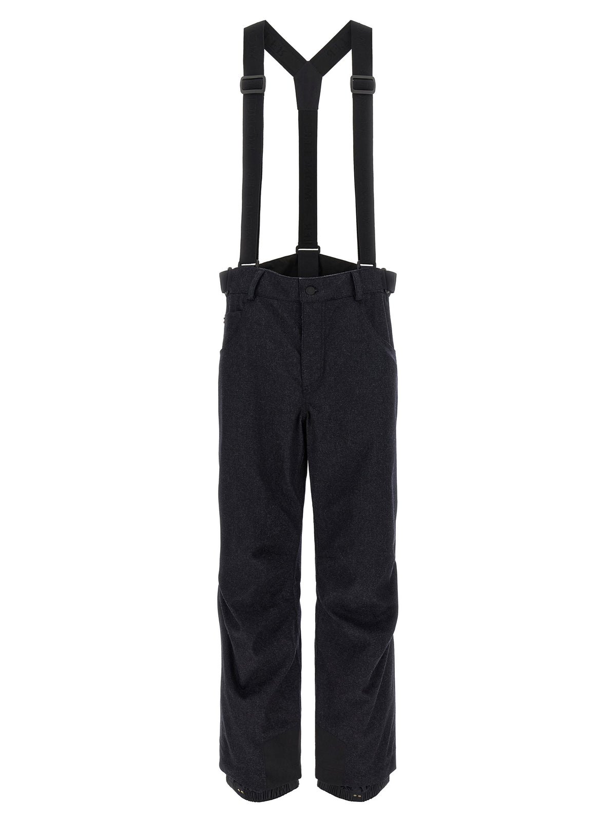 Moncler Grenoble Blue Denim Ski Bib Shorts