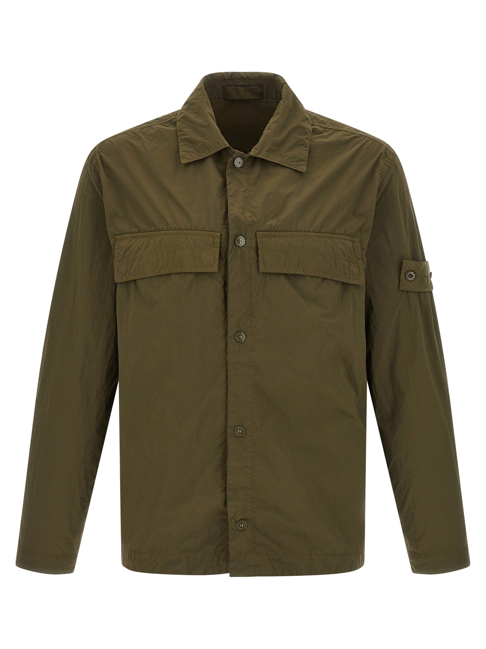 Stone Island 'Badge Stone Island Ghost' Overshirt