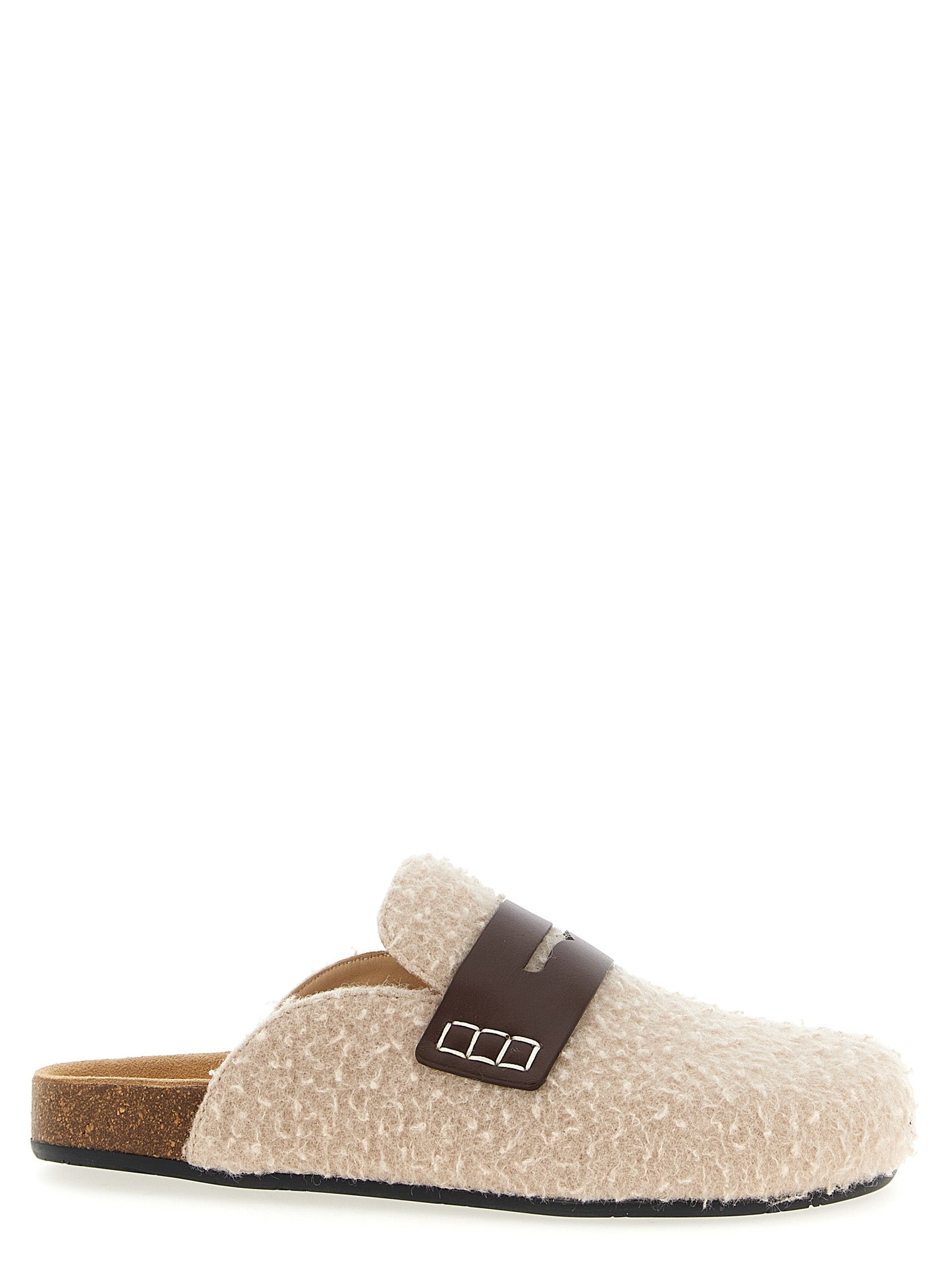 J.W.Anderson 'Felt Loafer' Mules