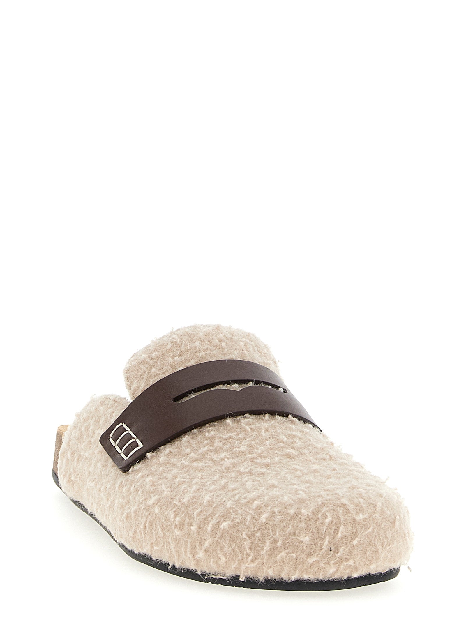 J.W.Anderson 'Felt Loafer' Mules