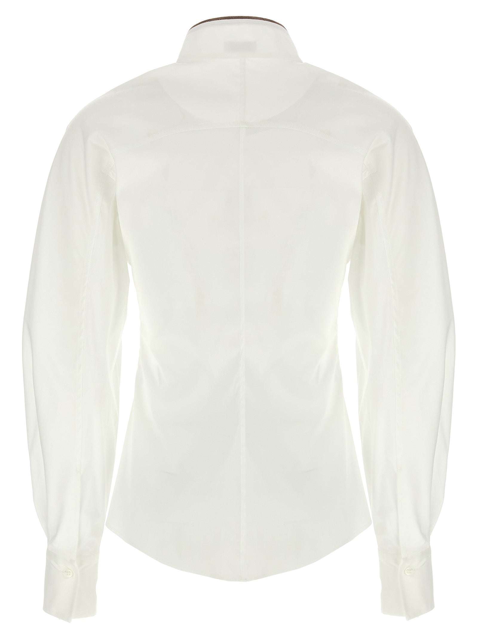 Brunello Cucinelli 'Shiny Collar Detail' Shirt