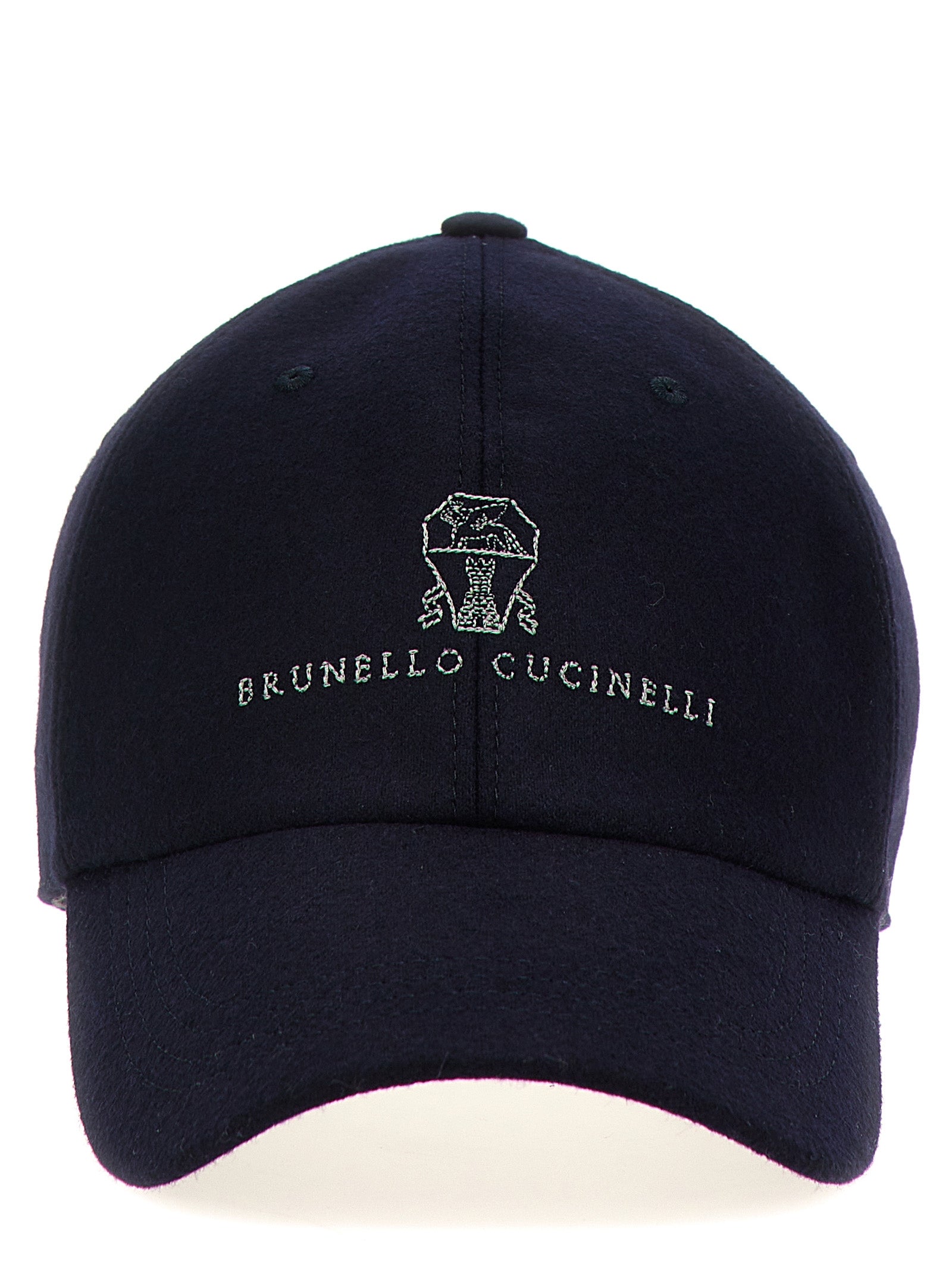 Brunello Cucinelli Logo Embroidery Cap