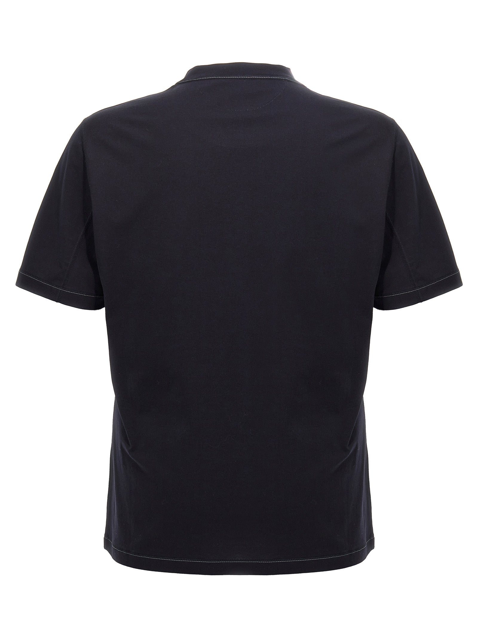 Brunello Cucinelli Logo Embroidery T-Shirt