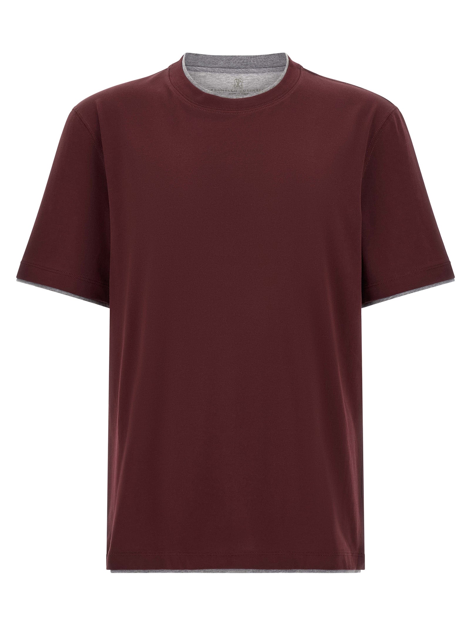 Brunello Cucinelli Double Layer T-Shirt