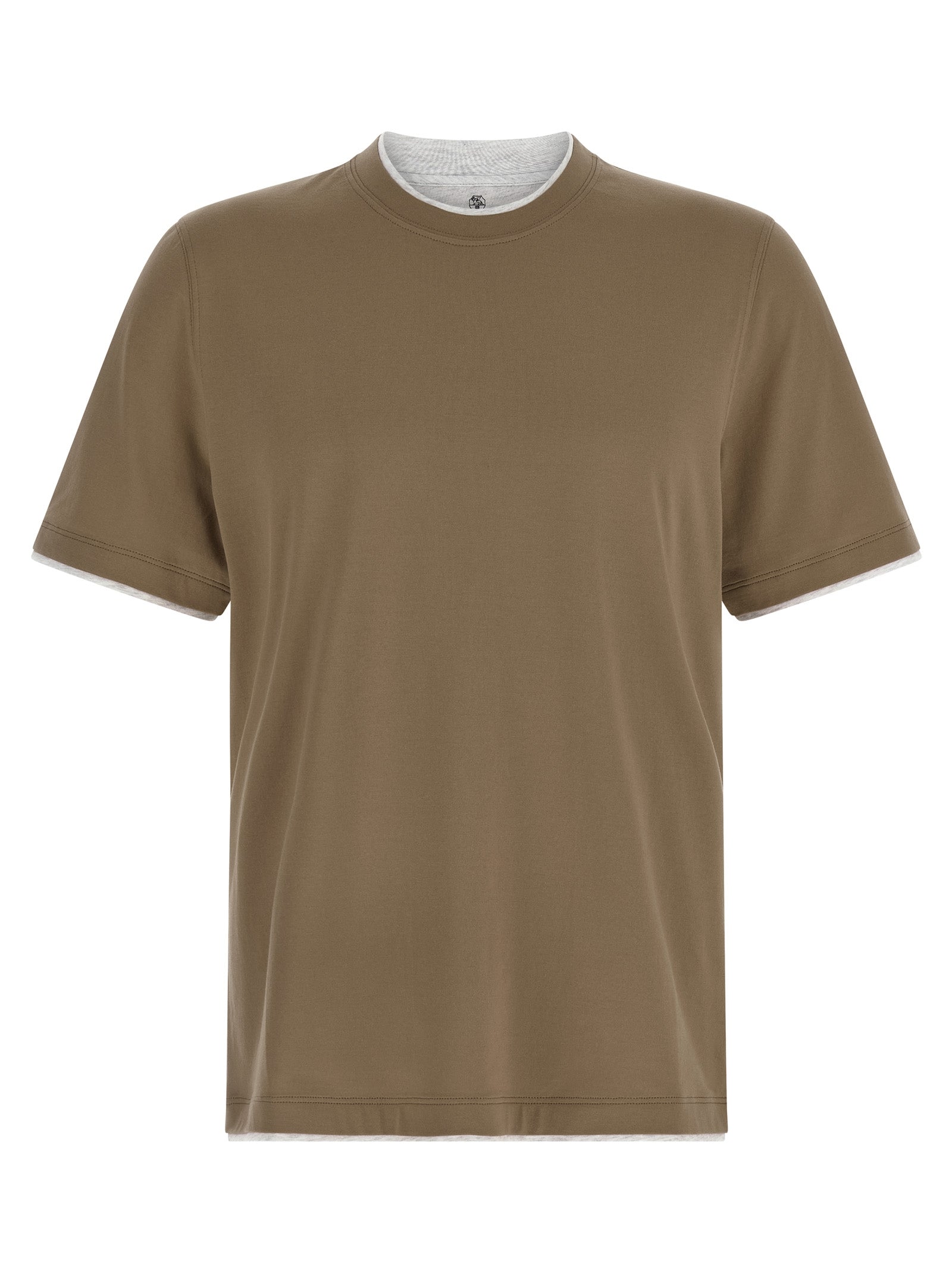 Brunello Cucinelli Double Layer T-Shirt