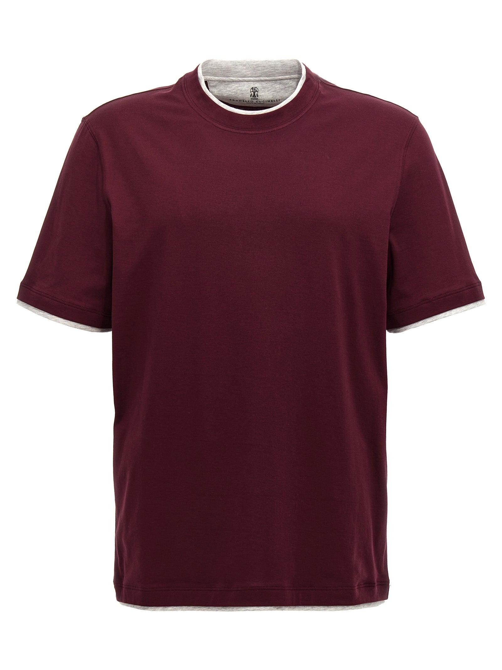 Brunello Cucinelli Double Layer T-Shirt