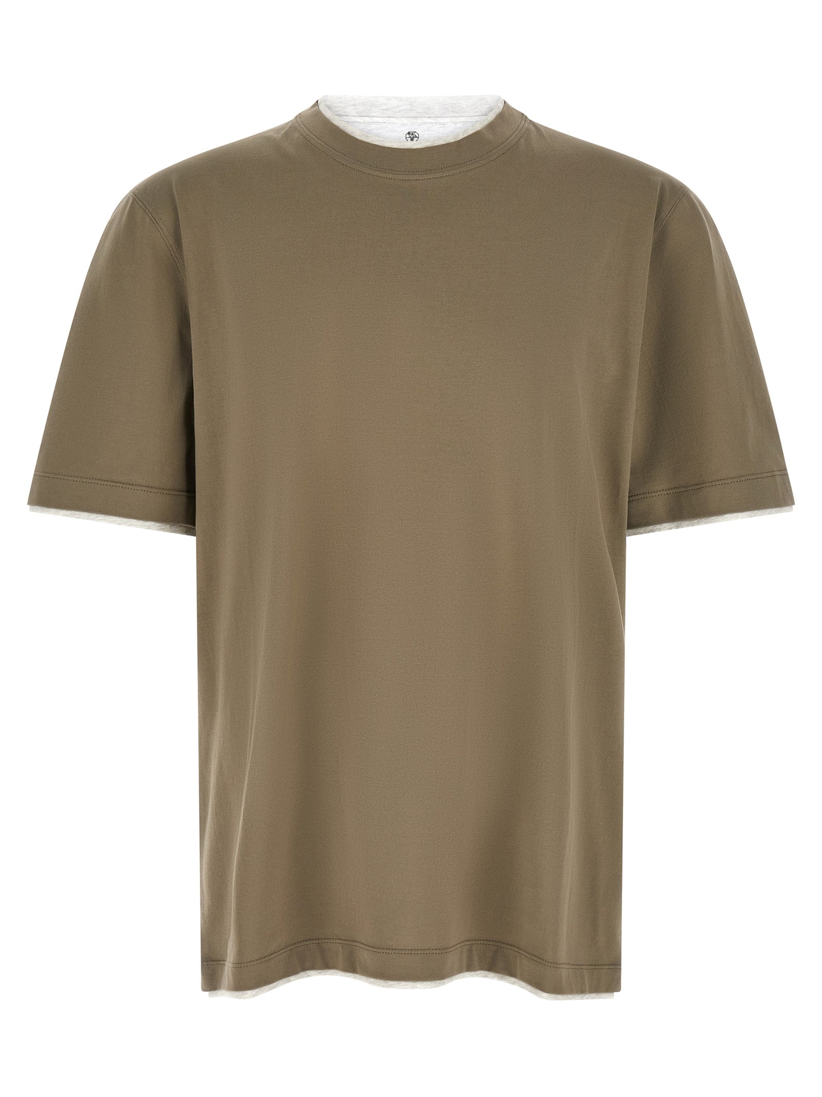 Brunello Cucinelli Double Layer T-Shirt